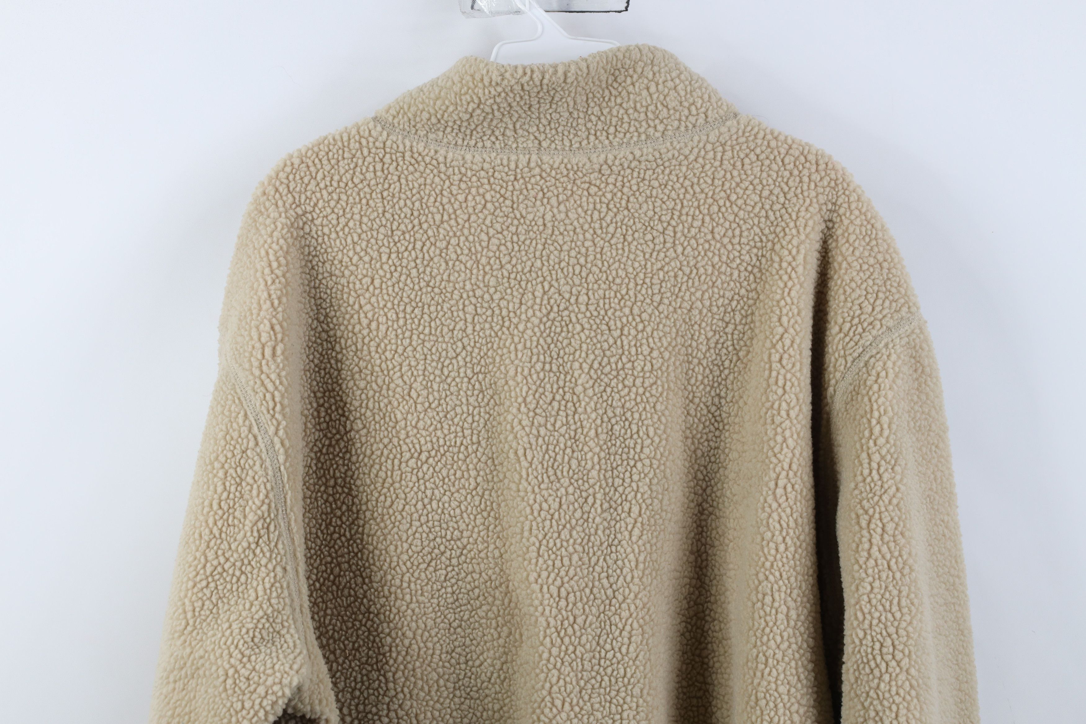 Lands' End Vintage Y2K Lands End Deep Pile Fleece Half Zip Sweater Size US XXL / EU 58 / 5 - 12 Thumbnail