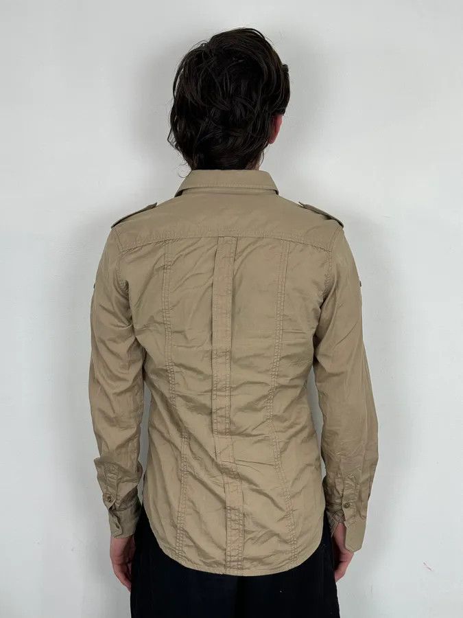 Dolce & Gabbana 2000s Dolce & Gabbana Beige Military Cargo Shirt Size US M / EU 48-50 / 2 - 3 Thumbnail