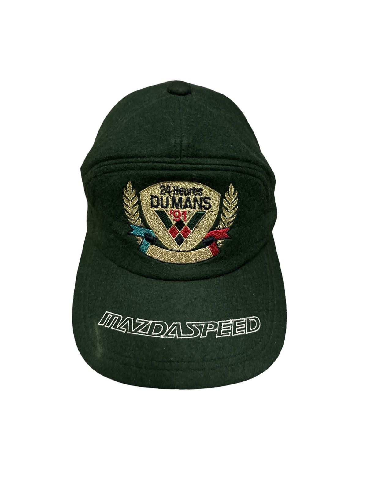 Vintage VINTAGE 1991 MAZDA SPEED 787B 24HOURS LE MANS RACE CAP HAT Size ONE SIZE - 1 Thumbnail