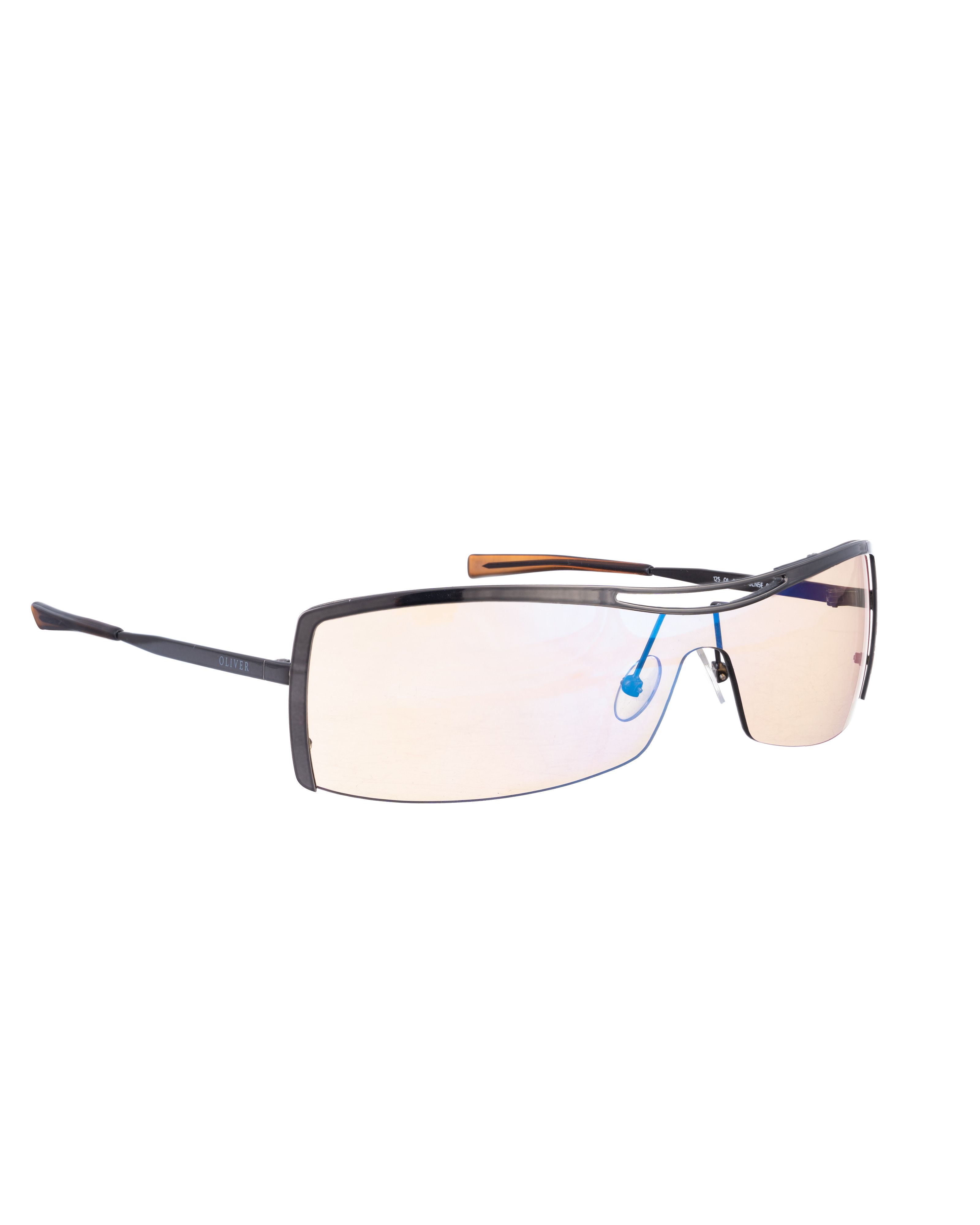 Valentino Oliver by Valentino '00s Brown and Grey Sunglasses Size ONE SIZE - 1 Thumbnail