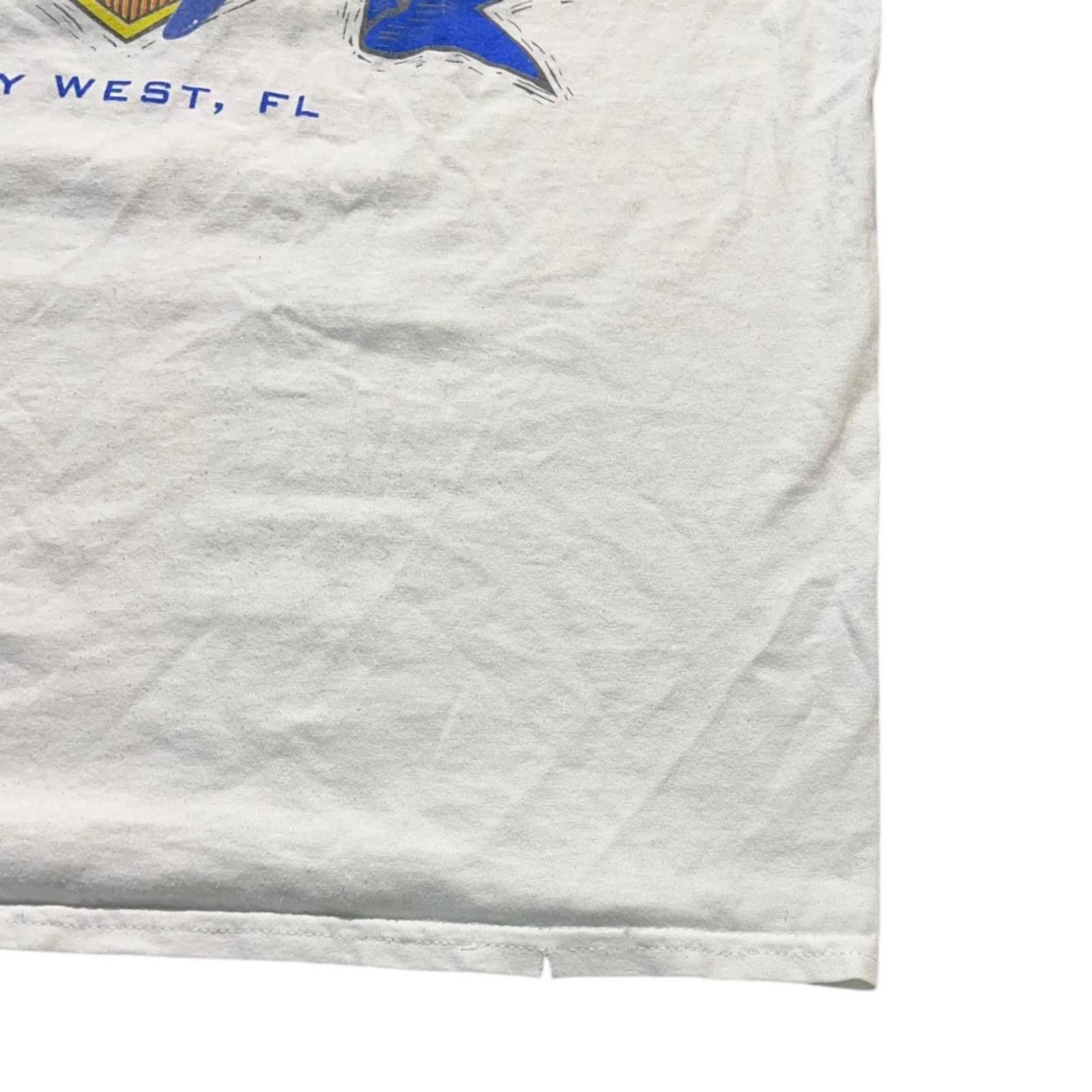 Other Vintage 90s Conch Charters Key West FL Pocket Tee Size US L / EU 52-54 / 3 - 3 Thumbnail