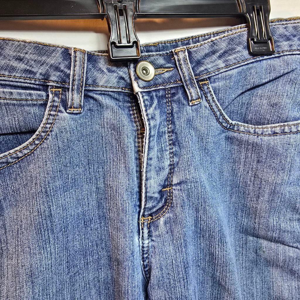 Aran Isles Knitwear Women's Aura Blue Boot Cut Jeans Size 12 Size 30" / US 8 / IT 44 - 3 Thumbnail
