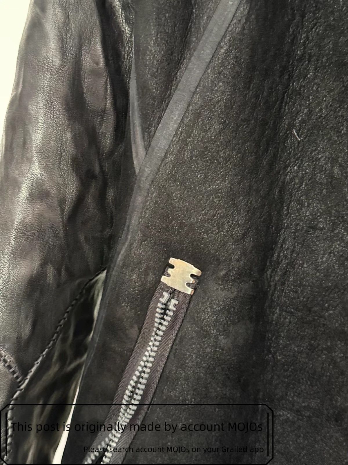 Isaac Sellam Experience Sz 38 Isaac Sellam Elbow Wizard Leather Jacket mojos1638 Size US S / EU 44-46 / 1 - 7 Thumbnail