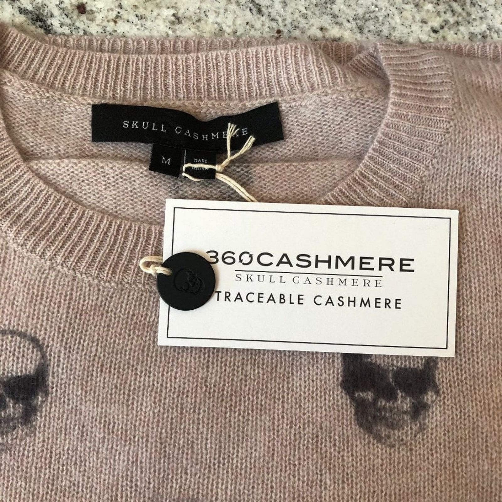 360Cashmere SKULL PRINT CASHMERE SWEATER from 360 cashmere Size XS / US 0-2 / IT 36-38 - 4 Thumbnail