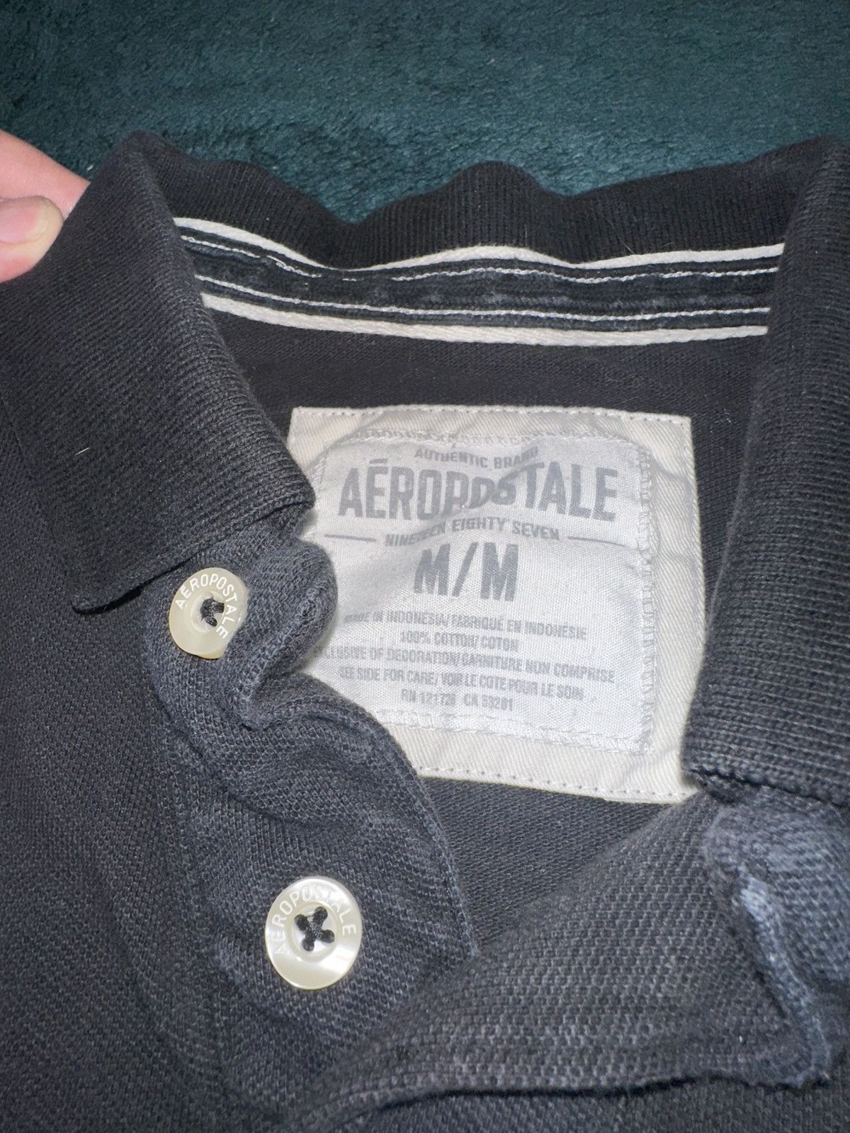 Aeropostale VINTAGE Aeropostale Polo Size US M / EU 48-50 / 2 - 2 Thumbnail