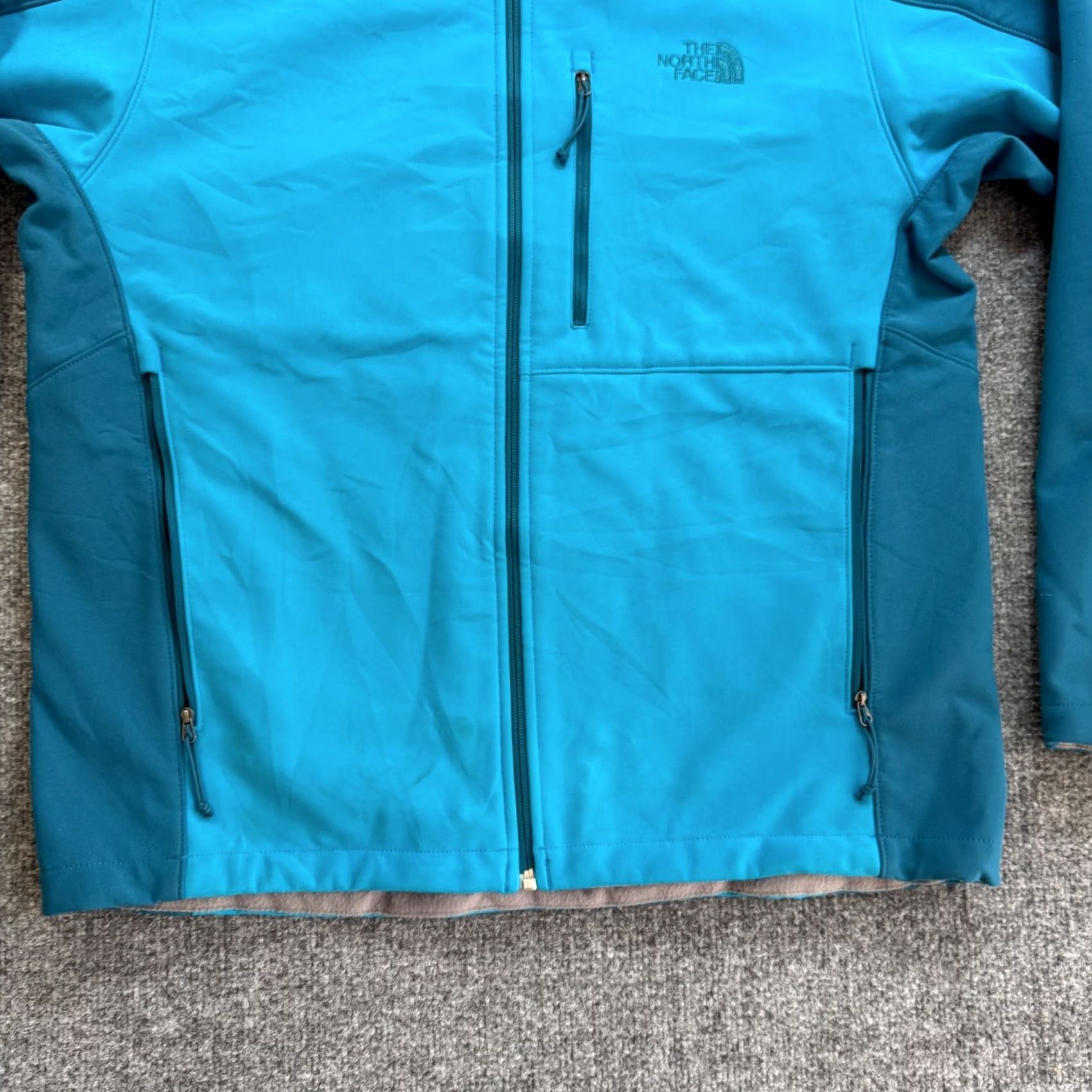 The North Face The North Face Men's Large Blue Apex Windwall Soft Shell Jacket Zip Size US L / EU 52-54 / 3 - 5 Thumbnail