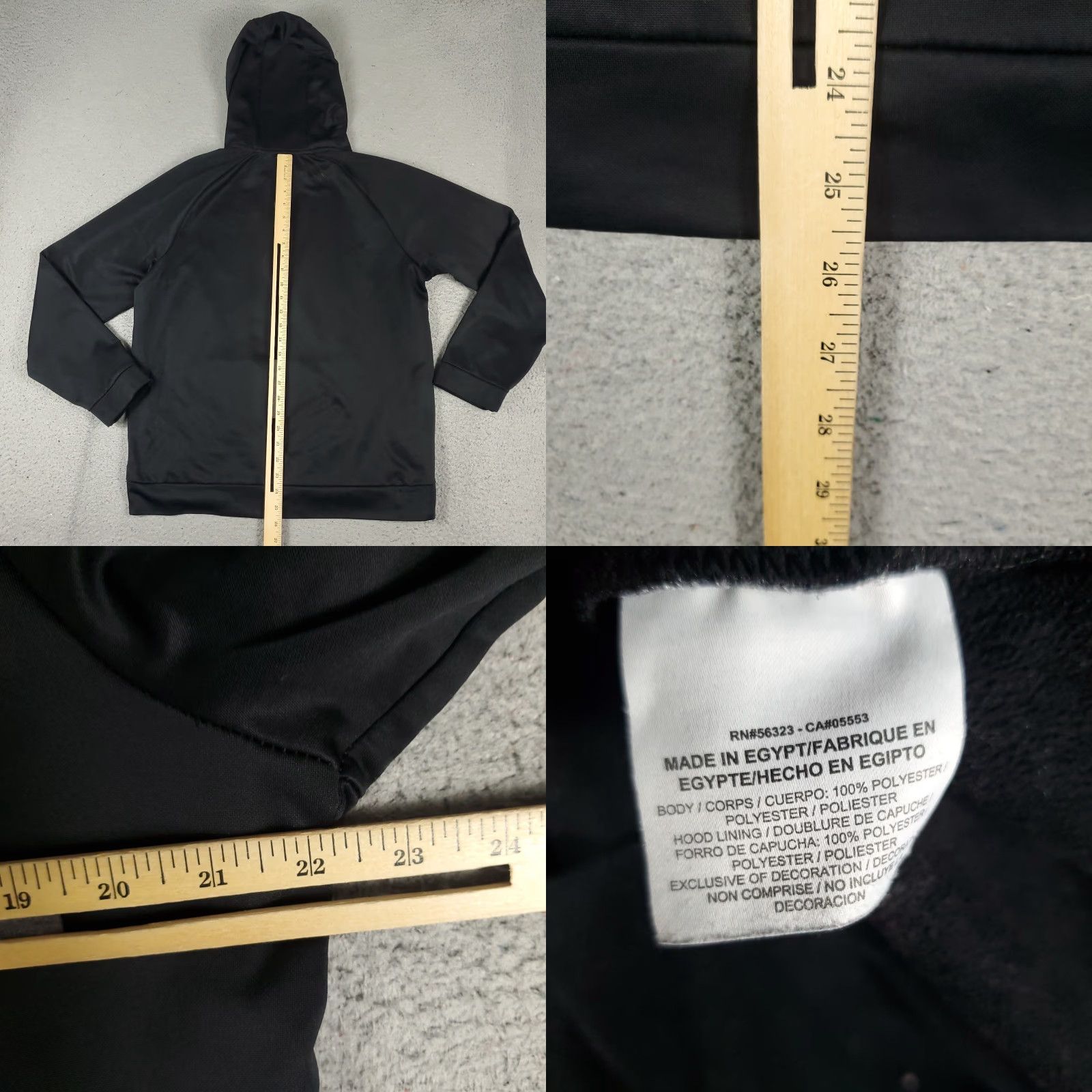 Nike Nike Mens Size M Black Swoosh Dri Fit Hoodie Pullover Sweatshirt Sweater Size US M / EU 48-50 / 2 - 8 Thumbnail