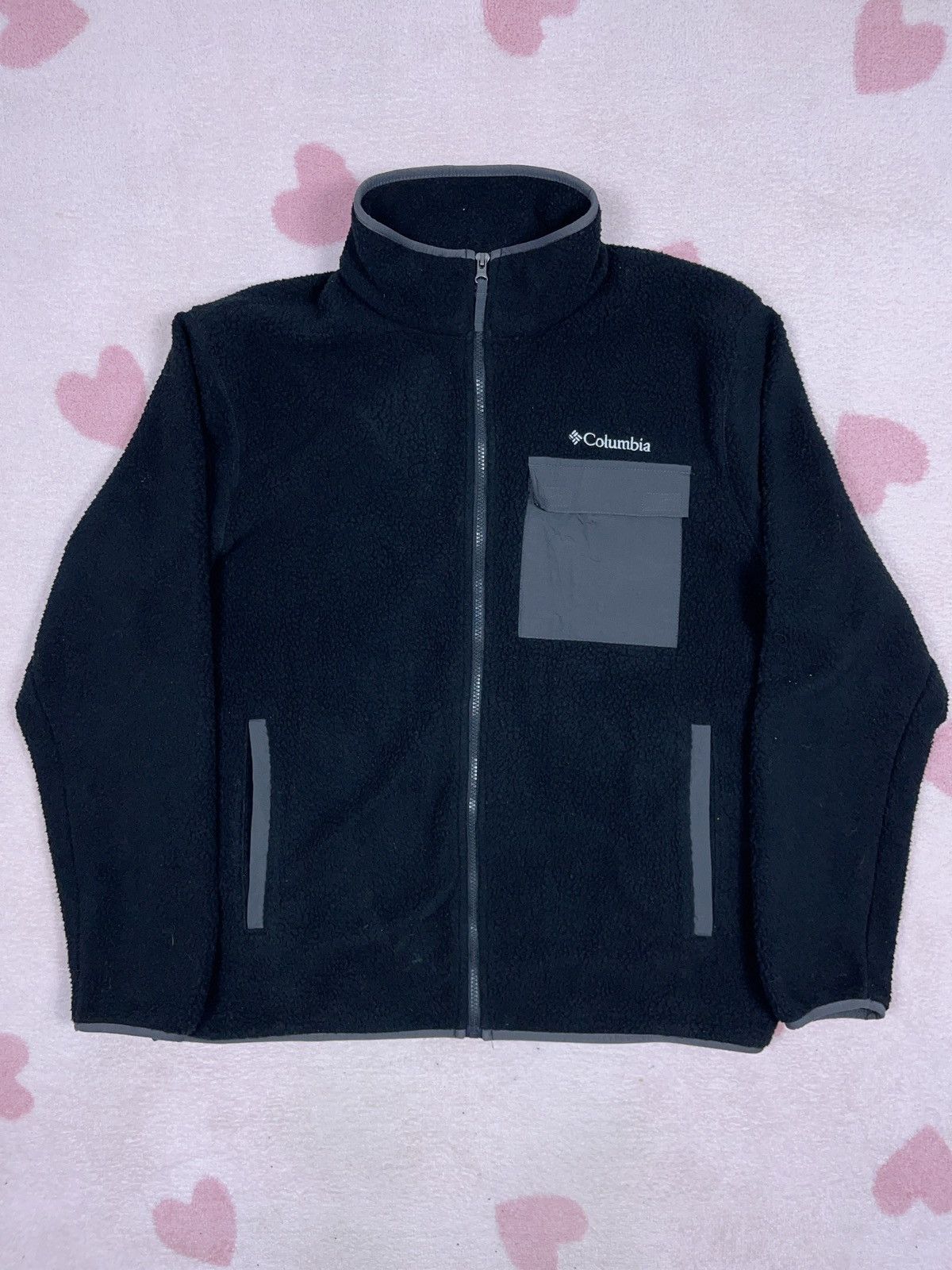 Columbia ➕ Columbia zip up cargo fleece sweatshirt gorpcore Size US L / EU 52-54 / 3 - 1 Thumbnail