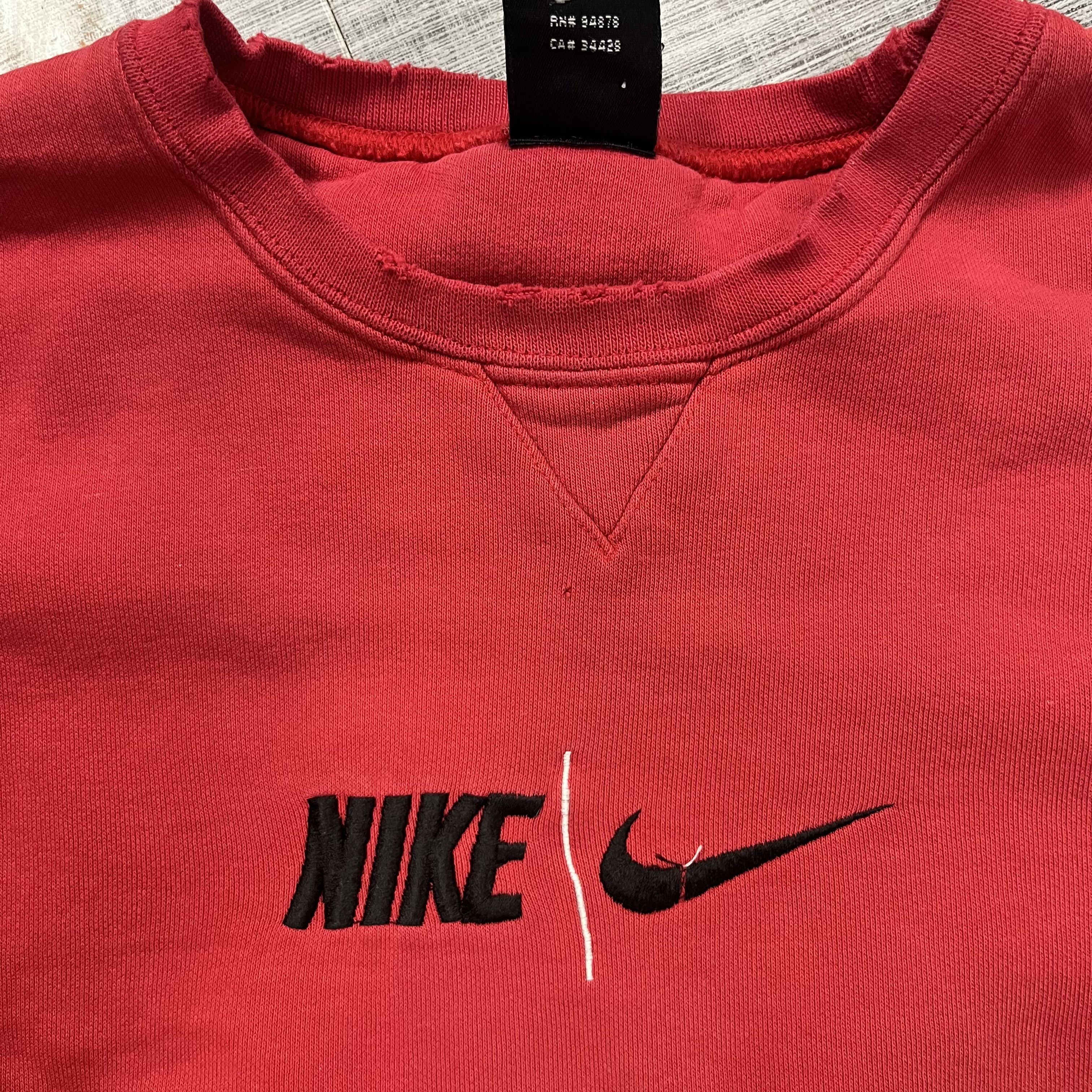 Nike × Nike ACG × Vintage Crazy VTG Y2k Nike Team Crewneck Size US L / EU 52-54 / 3 - 5 Thumbnail