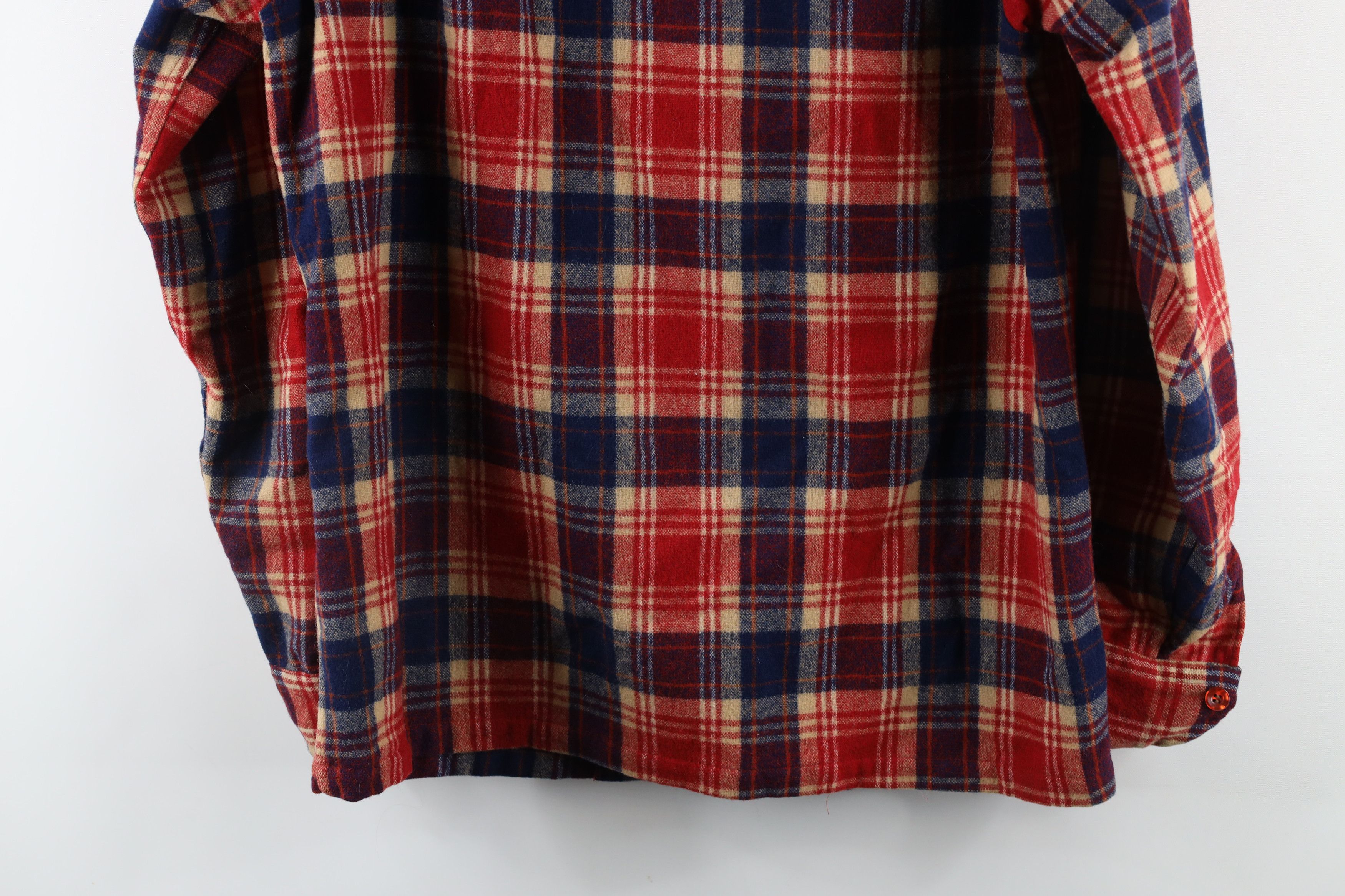 Pendleton × Vintage Vintage 60s 70s Pendleton Collar Wool Board Button Shirt USA Size US M / EU 48-50 / 2 - 10 Thumbnail