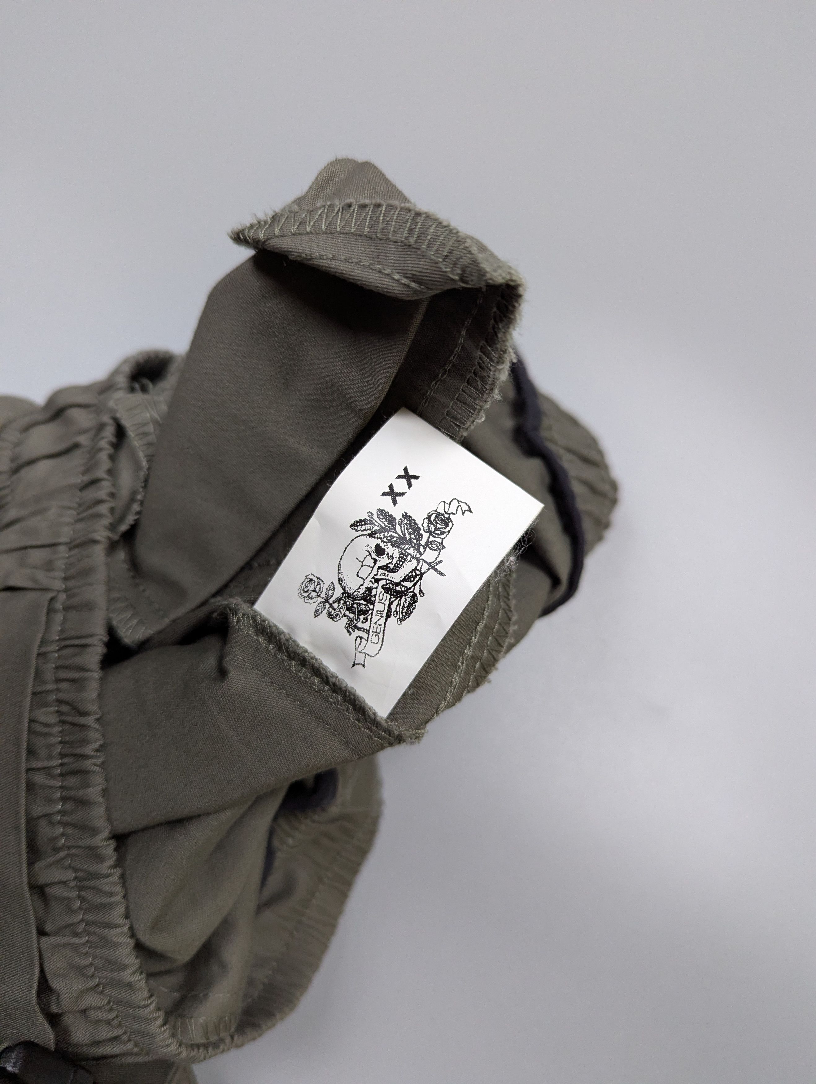 Hysteric Glamour Genius Men’s Loose Olive Green Army Cargo Pants Size M|L Size US 32 / EU 48 - 14 Thumbnail
