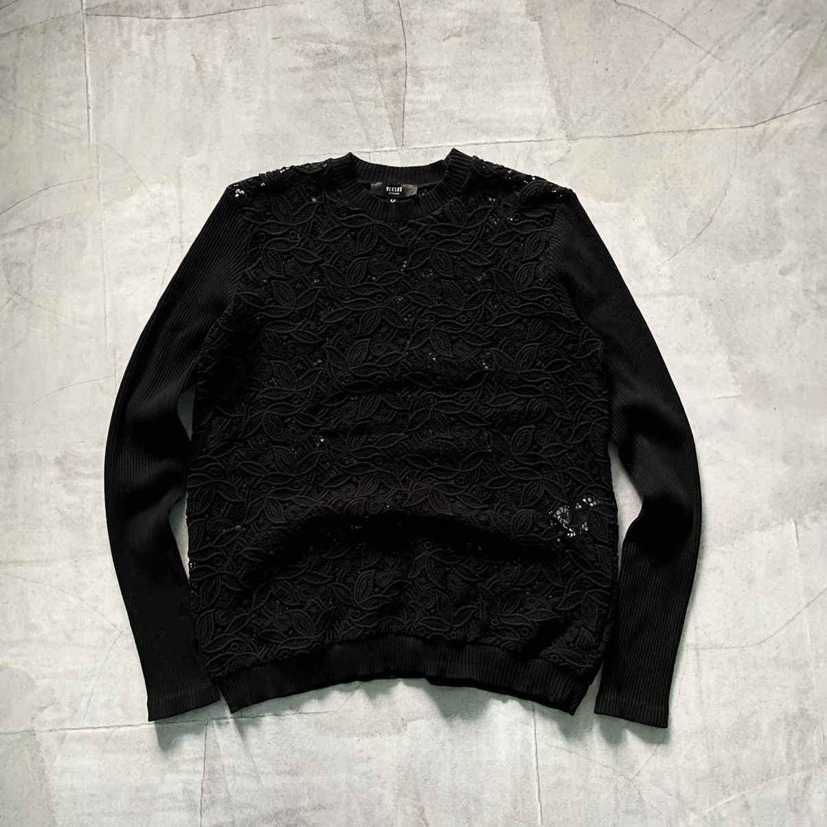 Versus Versace Versus Versace Flower Open Knit Sweater Sweatshirt Y2K Size M / US 6-8 / IT 42-44 - 1 Thumbnail