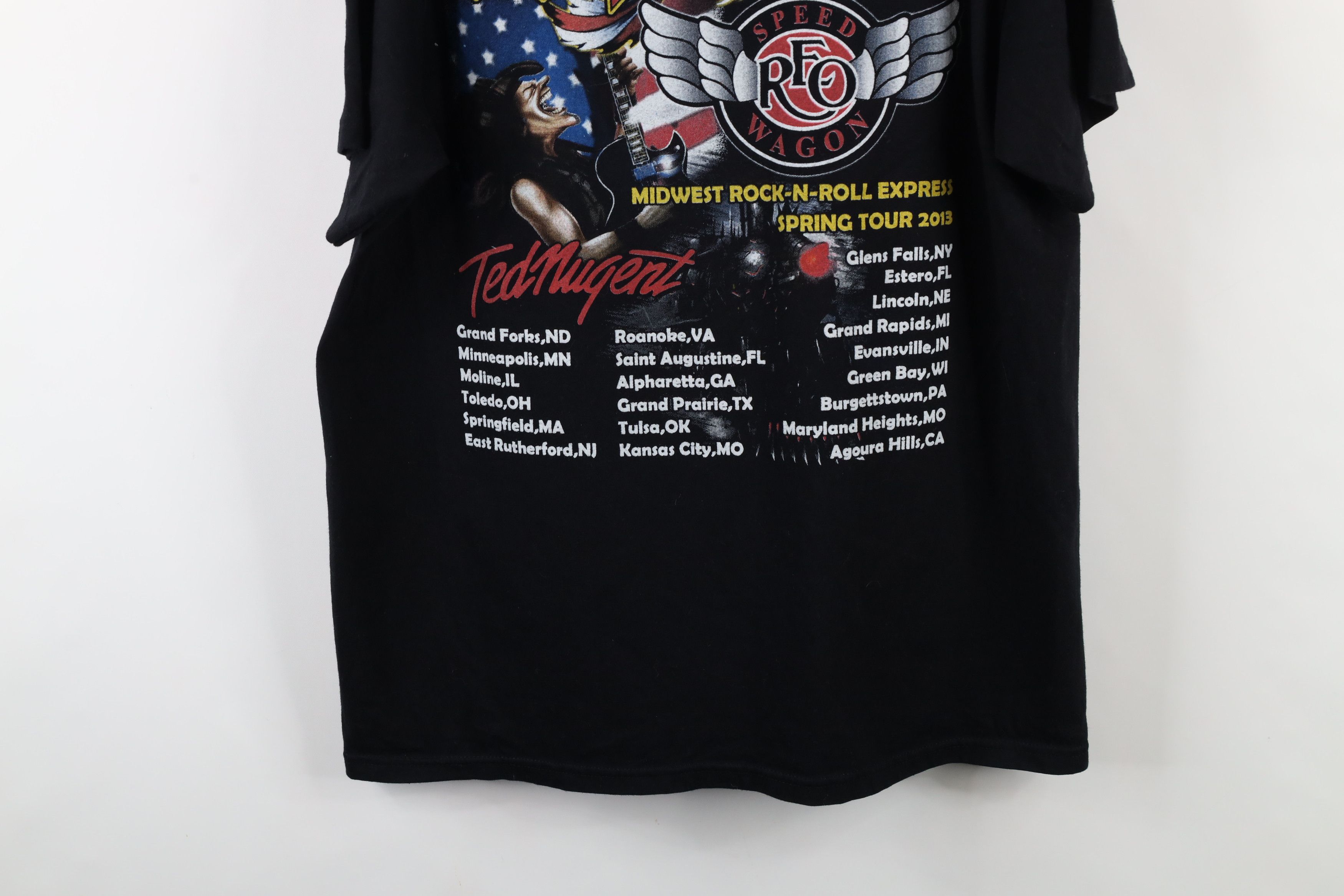 Vintage Vintage Express Tour Styx Reo Speed Wagon Ted Nugent T-Shirt Size US XL / EU 56 / 4 - 12 Thumbnail