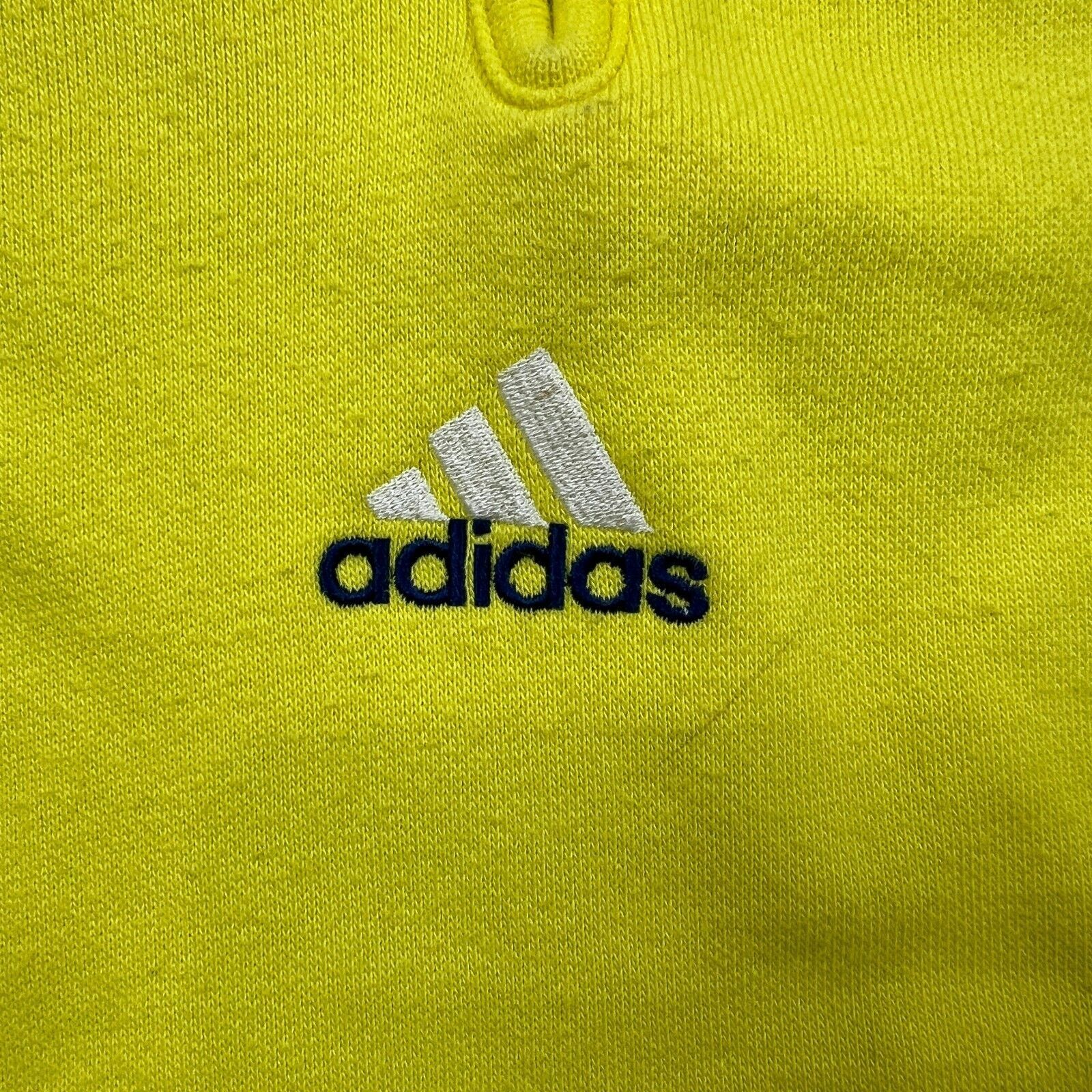 Adidas × Vintage VTG Adidas Sweatshirt Medium Essentials 1/4 Zip 90s Pullover Size US M / EU 48-50 / 2 - 2 Thumbnail
