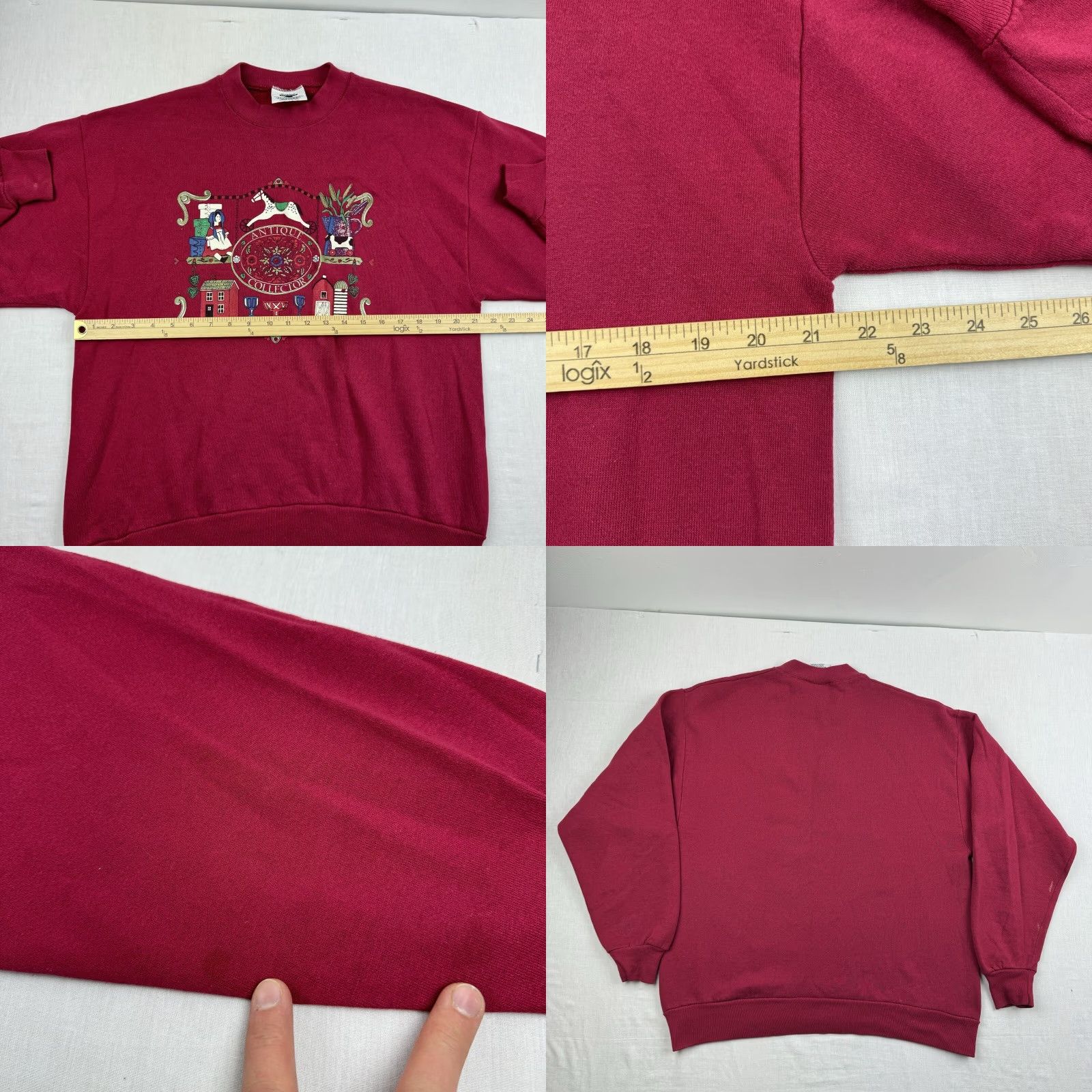 Vintage VINTAGE Gopher Sport Sweatshirt Shirt Adult L Red 90s USA Grandma Crewneck Mens Size US L / EU 52-54 / 3 - 8 Thumbnail