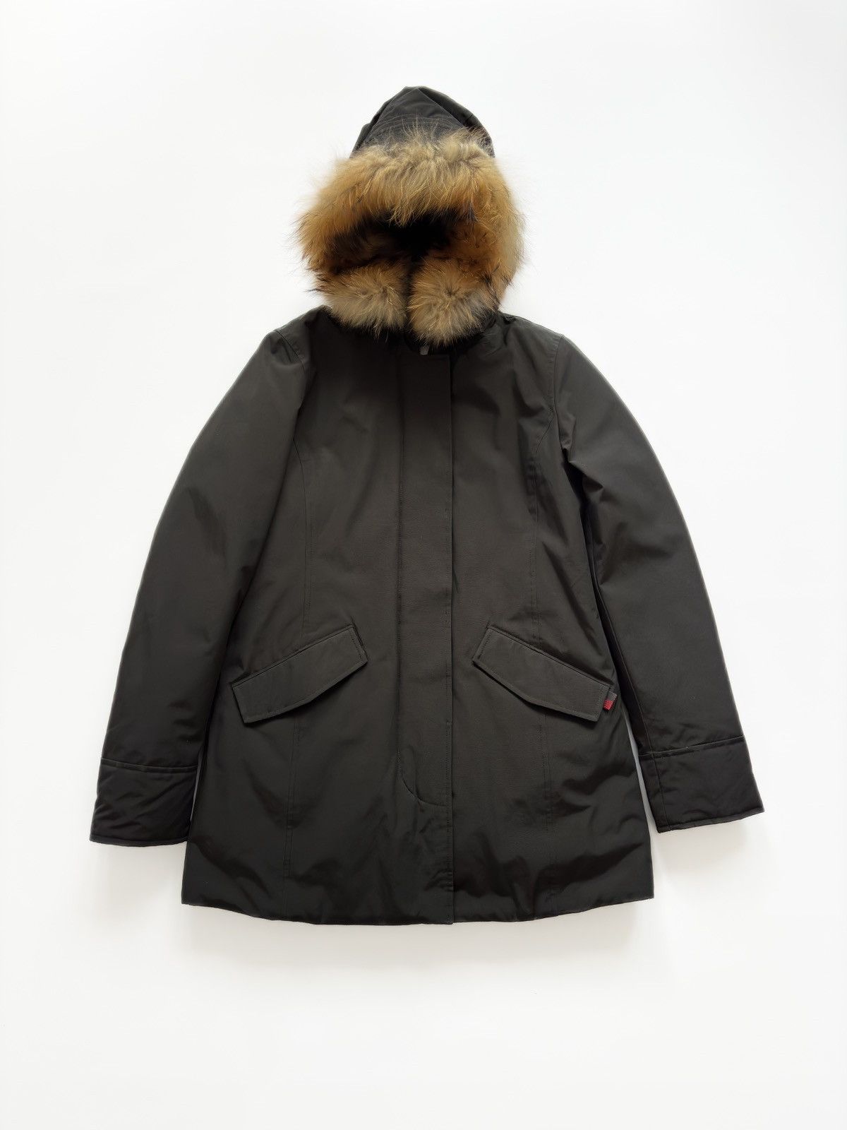 image of Vintage x Woolrich John Rich Bros Woolrich Ramar Cloth Arctic Parka Jacket Women's in Black (Size X