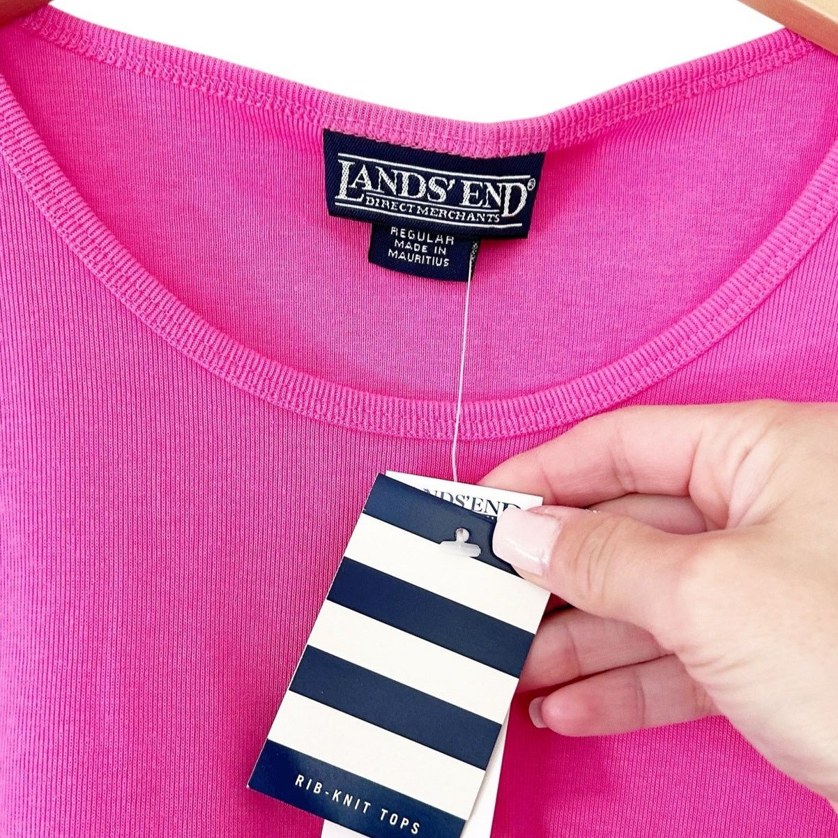 Lands' End Lands End Pink Cotton Tank Top Sz XL Size XL / US 12-14 / IT 48-50 - 2 Thumbnail