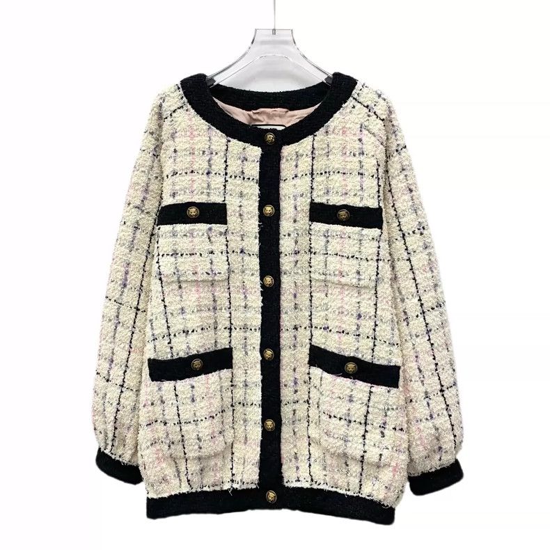 Gucci Gucci Beige Checkered Long Sleeve Woven Jacket Size US L / EU 52-54 / 3 - 1 Thumbnail