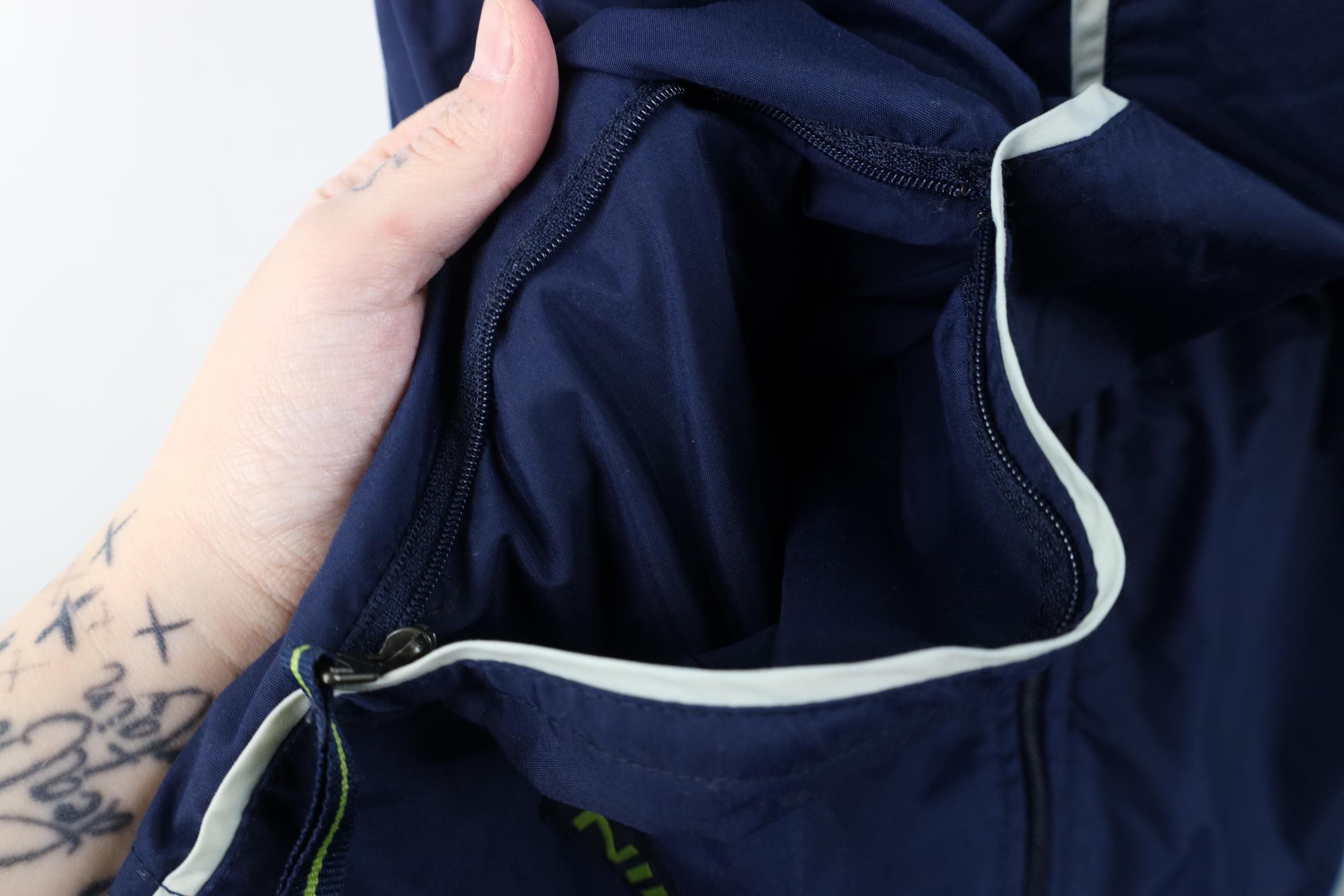 Nike Vintage Y2K Nike Mini Swoosh Full Zip Windbreaker Jacket Size US XL / EU 56 / 4 - 9 Thumbnail