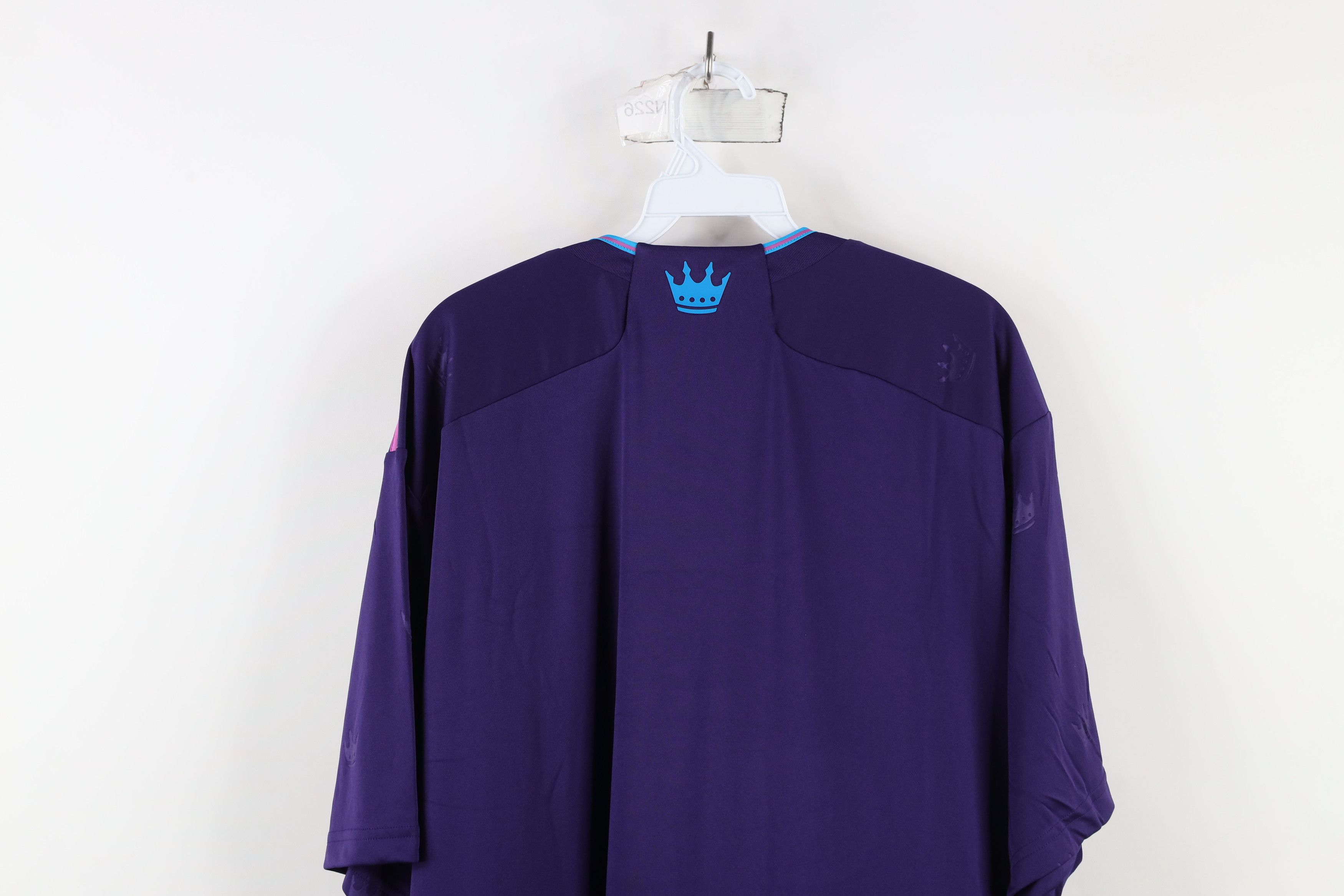 Adidas × Vintage New Adidas Football Club Soccer Jersey Futbol Purple Size US XXL / EU 58 / 5 - 13 Thumbnail