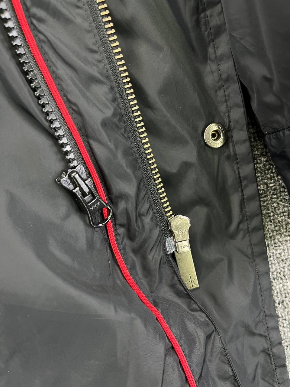 Calvin Klein Vintage Calvin Klein Black Zip Up Luxury Long Jacket Size US L / EU 52-54 / 3 - 12 Thumbnail