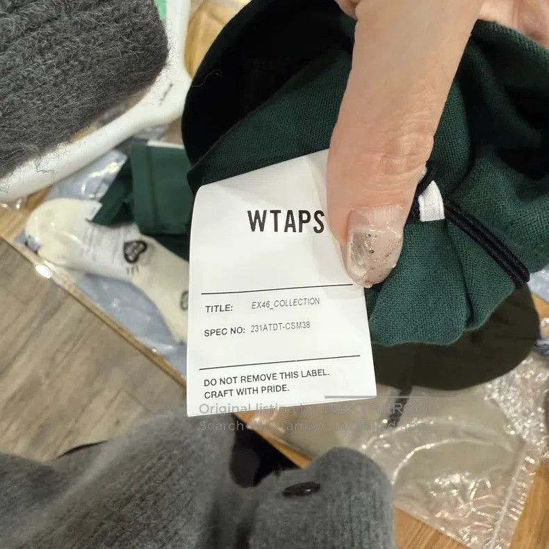 Wtaps Wtaps Army blue short-sleeve T-shirt Size US XL / EU 56 / 4 - 6 Thumbnail