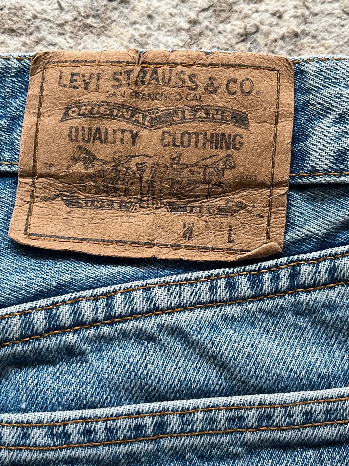 Levi's Levi’s 514 Jeans Sz W30 L34 Orange Tab Vintage 1996 Size 30" / US 8 / IT 44 - 17 Thumbnail