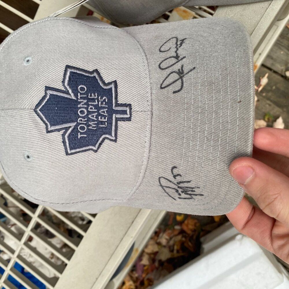 NHL 2X AUTOGRAPHED SIGNED Toronto Maple Leafs Hats BNWT Svoboda Size ONE SIZE - 4 Thumbnail