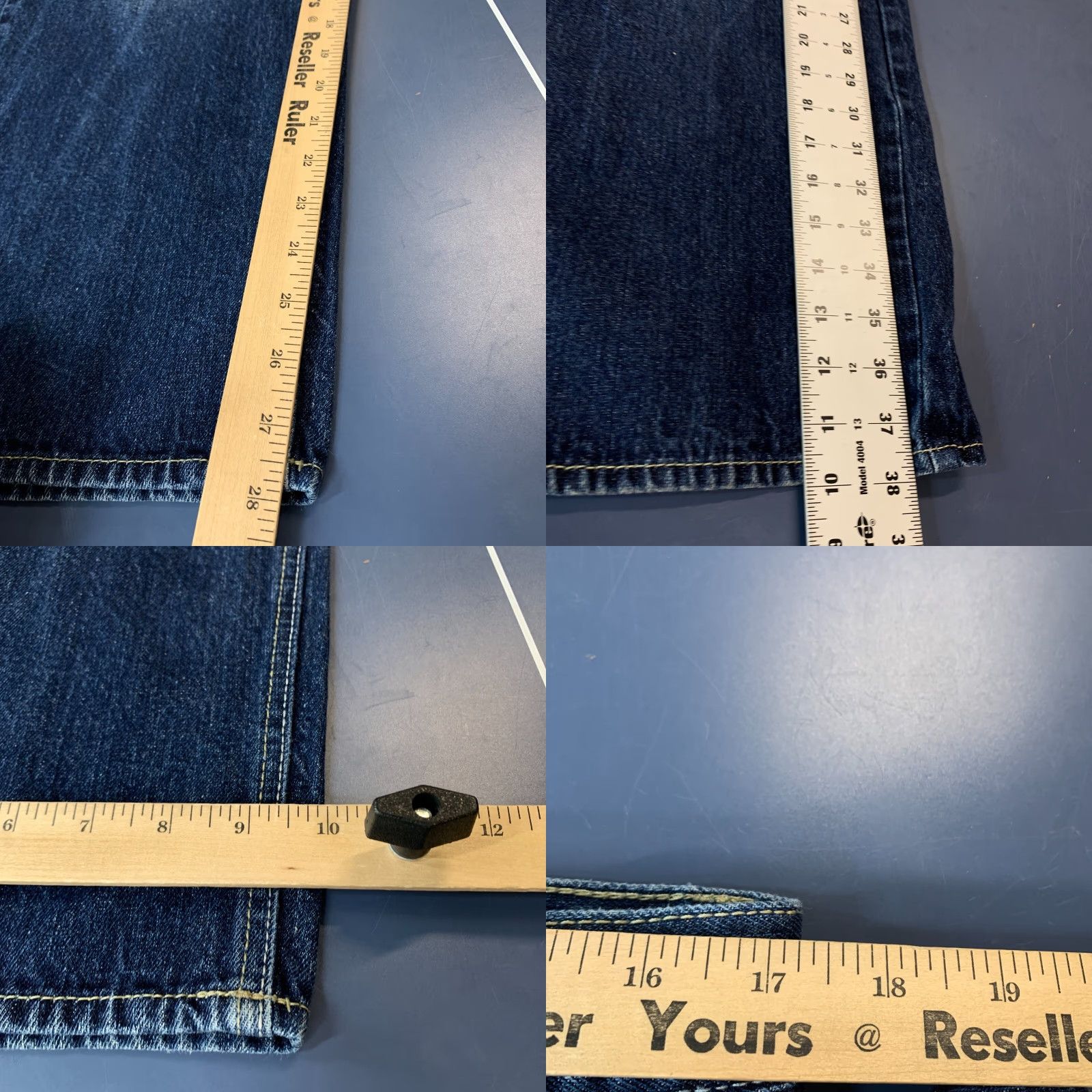 Avirex VINTAGE Avirex Jeans Mens 34x30 Dark Wash Hip Hop Baggy Denim 90s Punk Skinny Fit Size US 33 - 10 Thumbnail