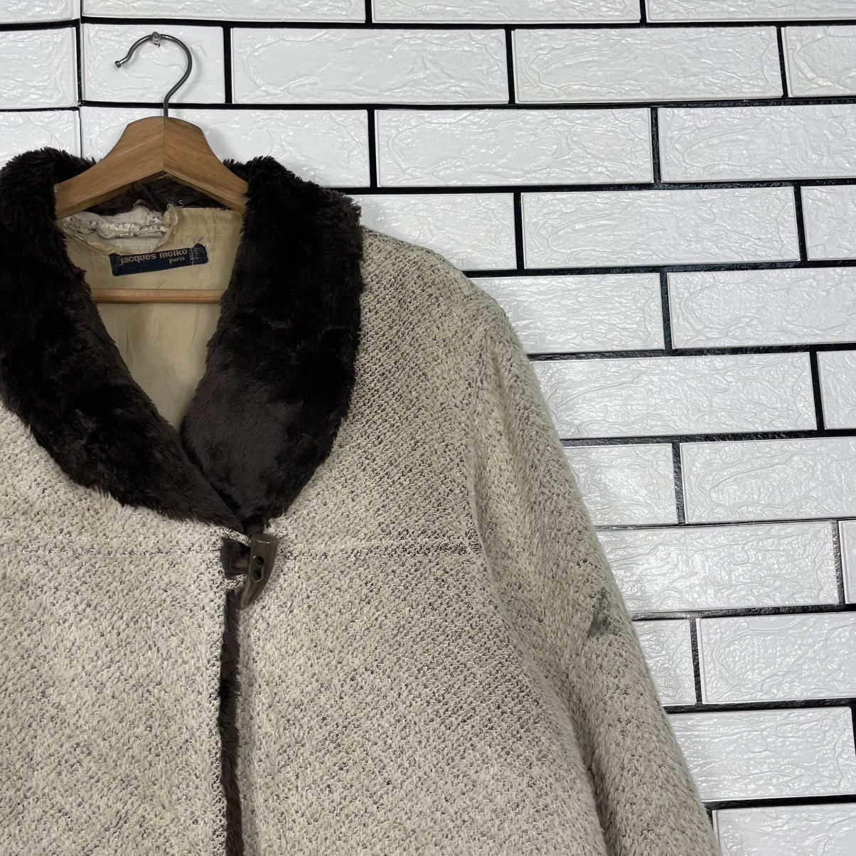 Other Vintage Jacques Moiko Paris Women Coat Size L / US 10 / IT 46 - 5 Thumbnail