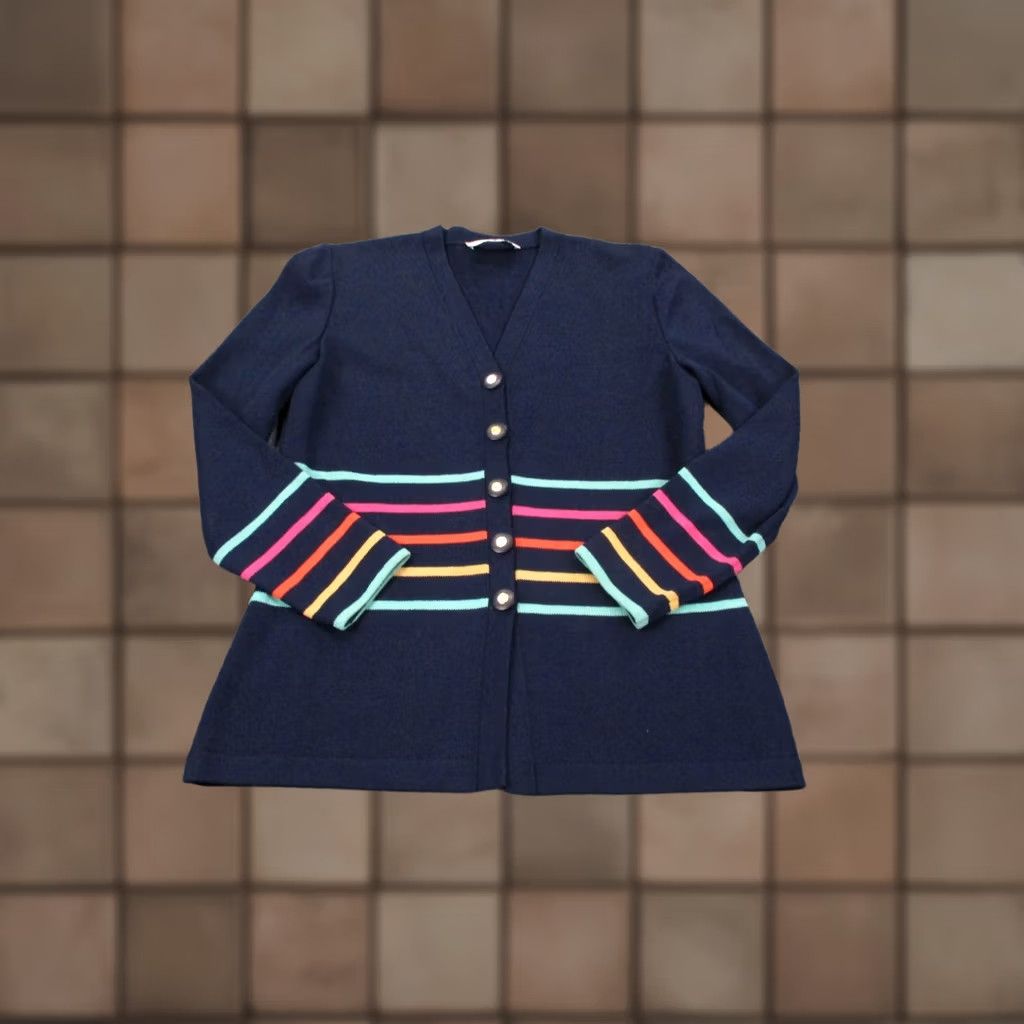 St. John St John Jacket Women 6 Knit Multicolor Wool Plaid Windbreaker Clothing Outdoors Mens Womens Size M / US 6-8 / IT 42-44 - 1 Thumbnail