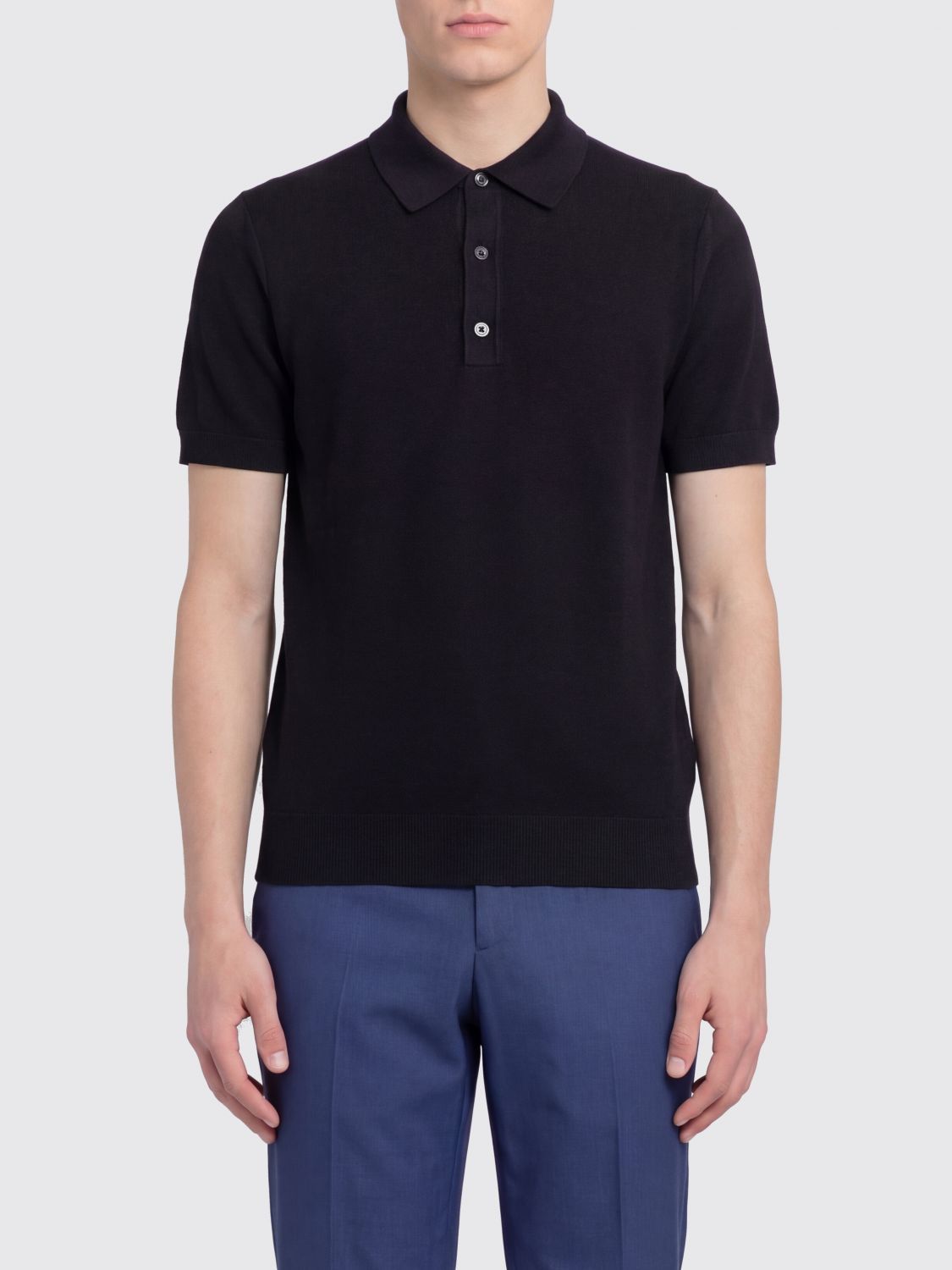 Tom Ford Tom Ford Polo Shirt Men Black Size US L / EU 52-54 / 3 - 1 Thumbnail
