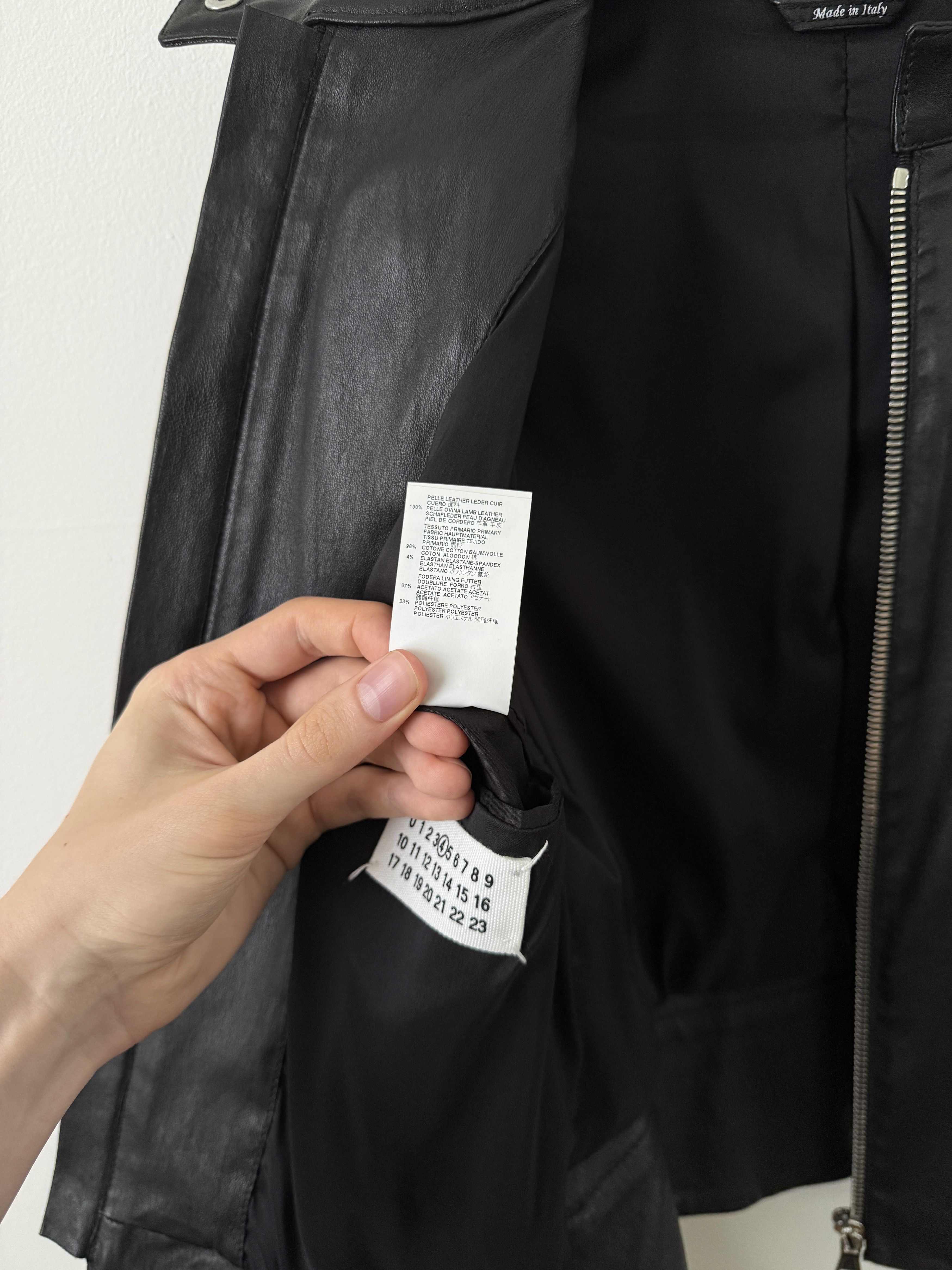 Maison Margiela 2013 5 Zip Leather Moto Jacket Size M / US 6-8 / IT 42-44 - 22 Thumbnail