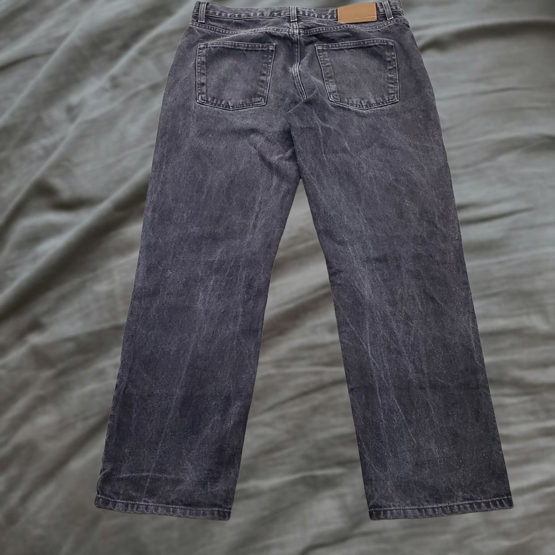 Tommy Hilfiger Tommy Hilfiger Jeans Mens 34x30 Black Denim Droite Dark Wash Straight Leg Jeans Mens 34x30 Black Denim Straight Size US 34 / EU 50 - 1 Thumbnail