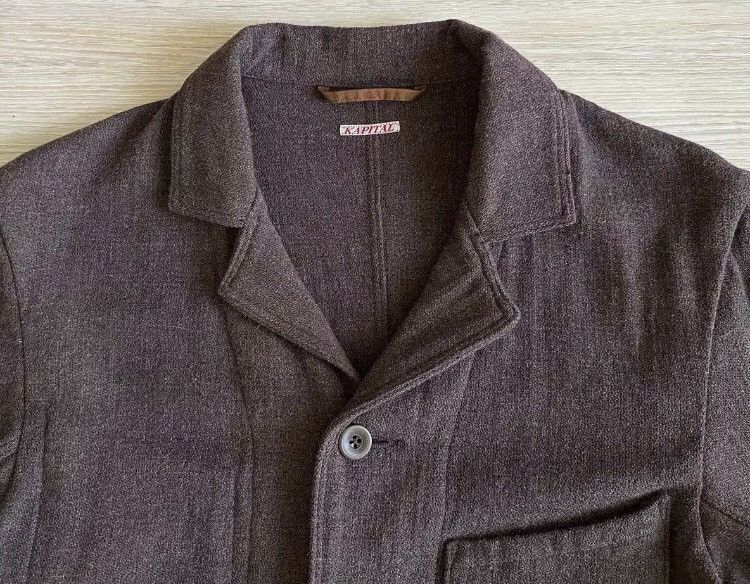 Kapital KAPITAL wool casual three pocket suit jacket Size 40L - 4 Thumbnail