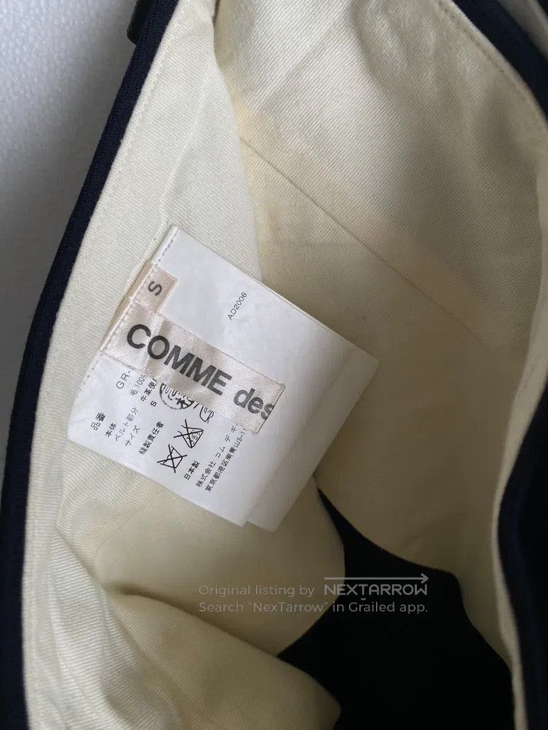 Comme des Garcons Comme Des Garcons size M Deconstructed Mixed Materials Dou Size 23" - 9 Thumbnail