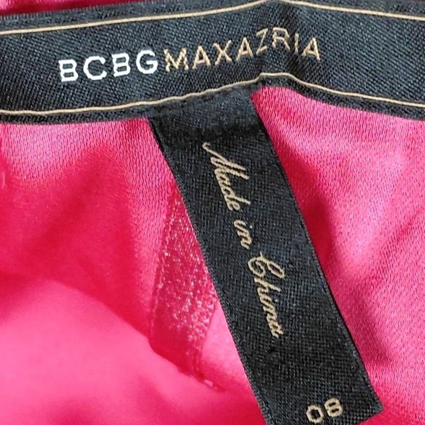 Bcbgmaxazria BCBGMAXAZRIA Pink Strapless Dress Solid Sleeveless Knee Length Size 8 Women Formal Party/Cocktail Dress Men? Size M / US 6-8 / IT 42-44 - 4 Thumbnail