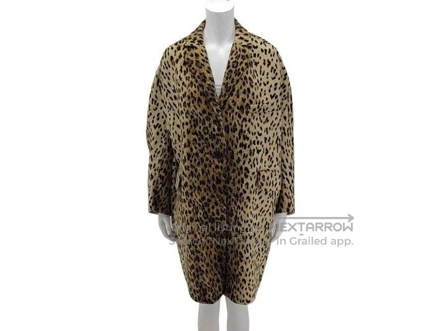 Valentino Valentino Leopard Print Wool Coat. Size S / US 4 / IT 40 - 1 Thumbnail