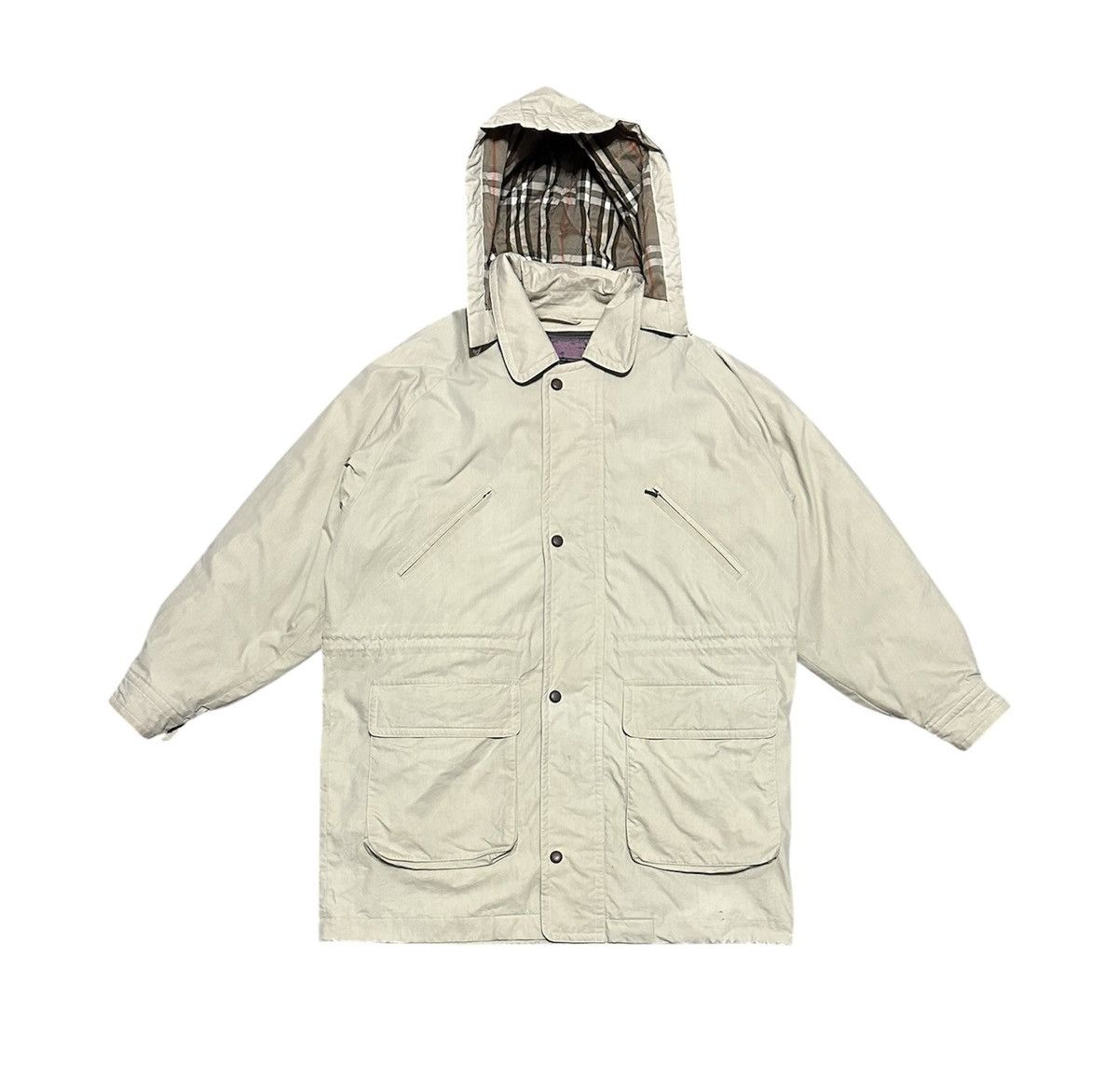 Burberry Vintage Burberrys Parkas Jacket Hoodie Size US M / EU 48-50 / 2 - 1 Thumbnail