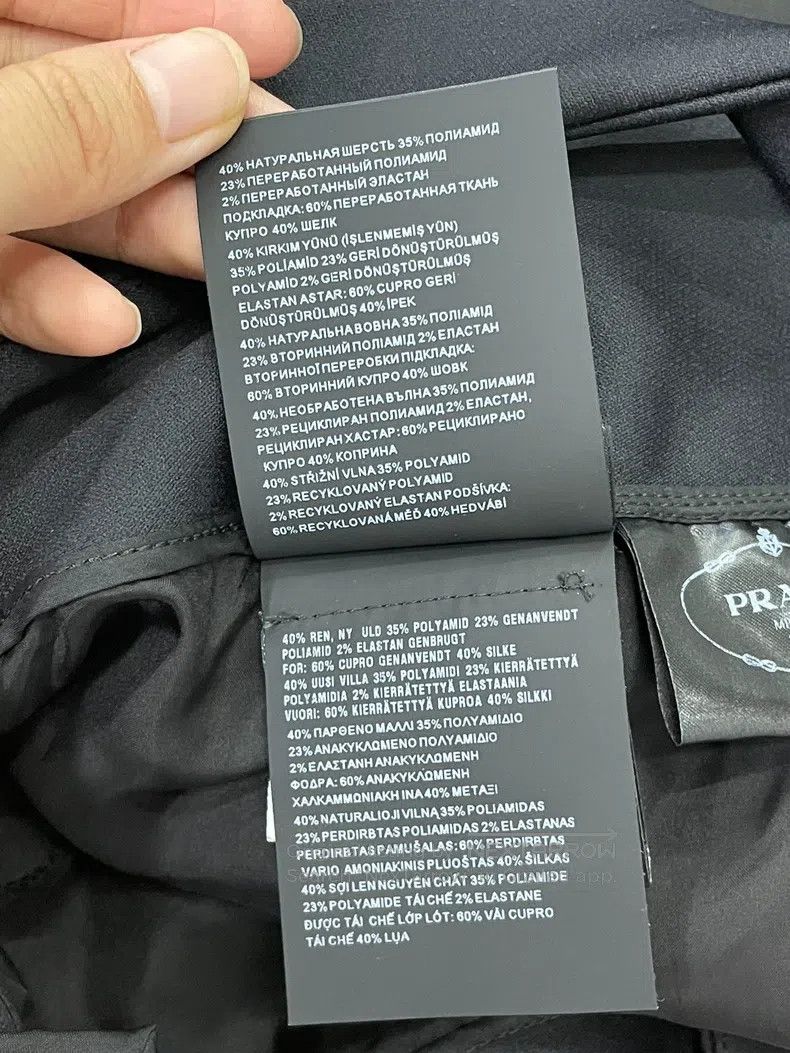 Prada Prada Black triangle strap skirt Size 26" / US 2 / IT 38 - 7 Thumbnail