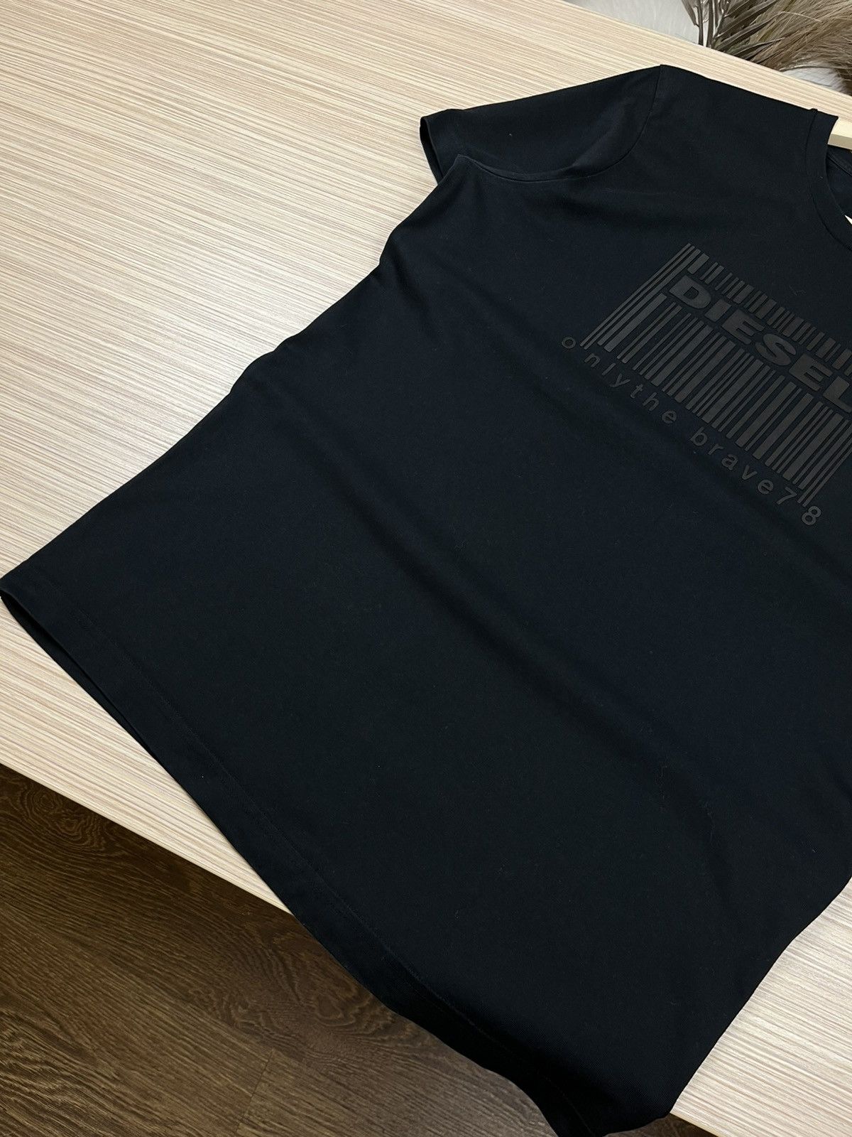 Diesel × Vintage Vintage Y2K Diesel Big Logo Script Japan Tee Shirt Size US L / EU 52-54 / 3 - 6 Thumbnail