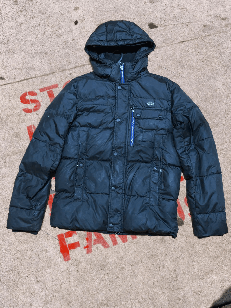 Lacoste LACOSTE Down Puffer Coat Jacket STREETWEAR Size US L / EU 52-54 / 3 - 1 Thumbnail