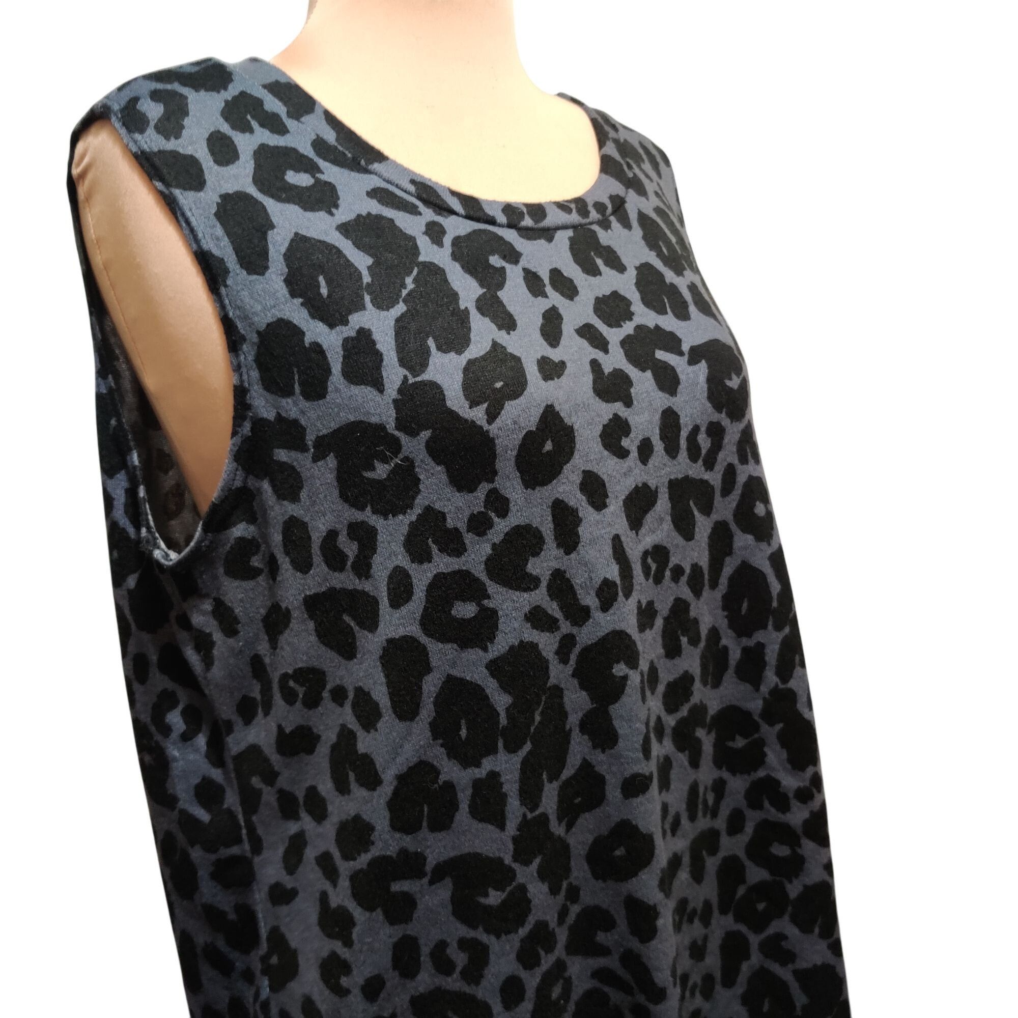 Other Mint Play Pink XL Black Gray Animal Print Sleeveless Tank To Size XL / US 12-14 / IT 48-50 - 2 Thumbnail