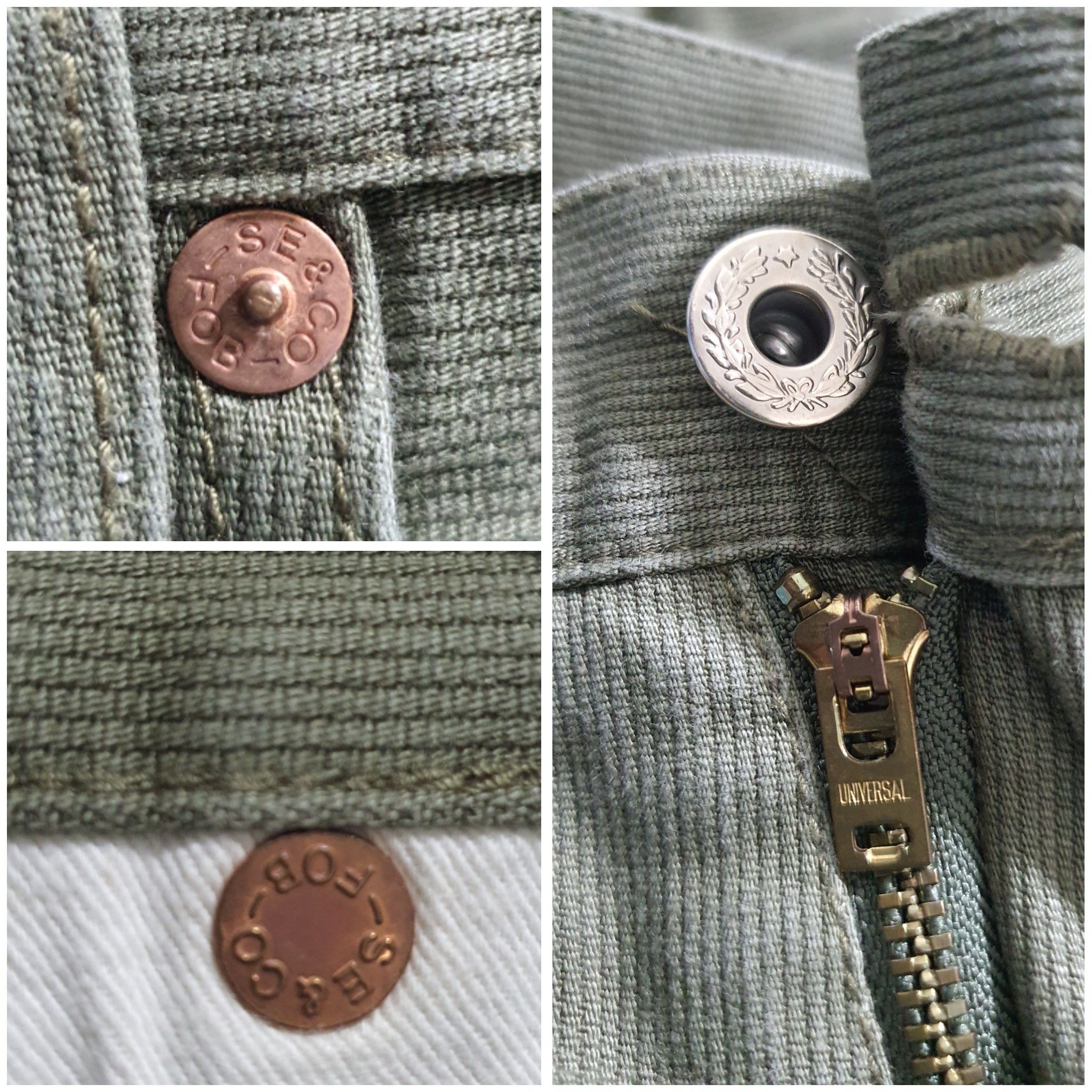 FOB Factory × Japanese Brand FOB FACTORY 31”/40” GREEN JEANS Size US 31 - 6 Thumbnail