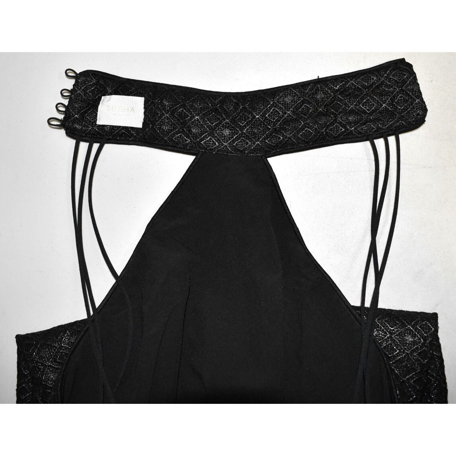 Other MISHA COLLECTION W/Straps Halter Neck Sparkling Midi Dress M Size M / US 6-8 / IT 42-44 - 4 Thumbnail