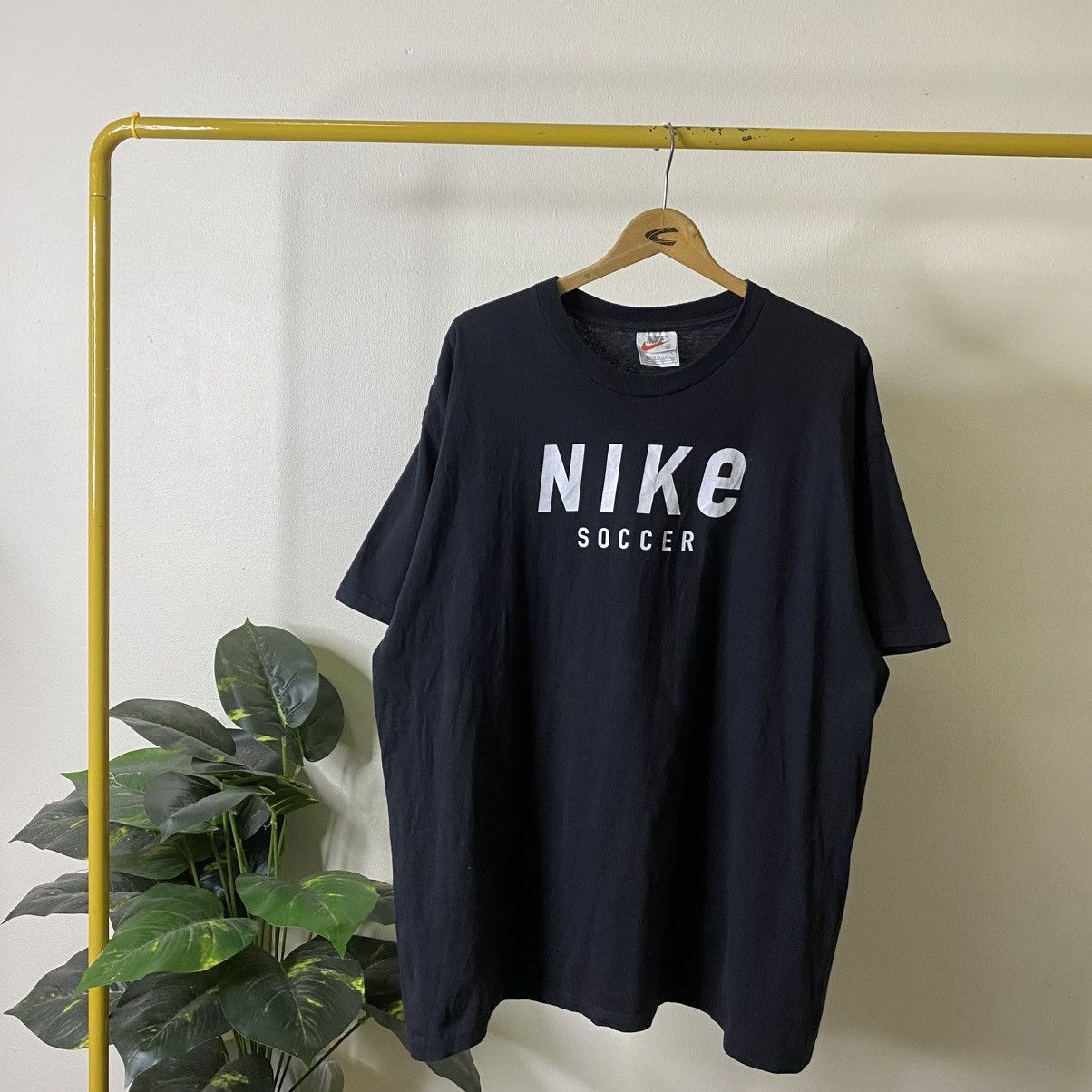 Nike Vintage 1990s Nike Soccer T Shirt Size US XXL / EU 58 / 5 - 1 Thumbnail