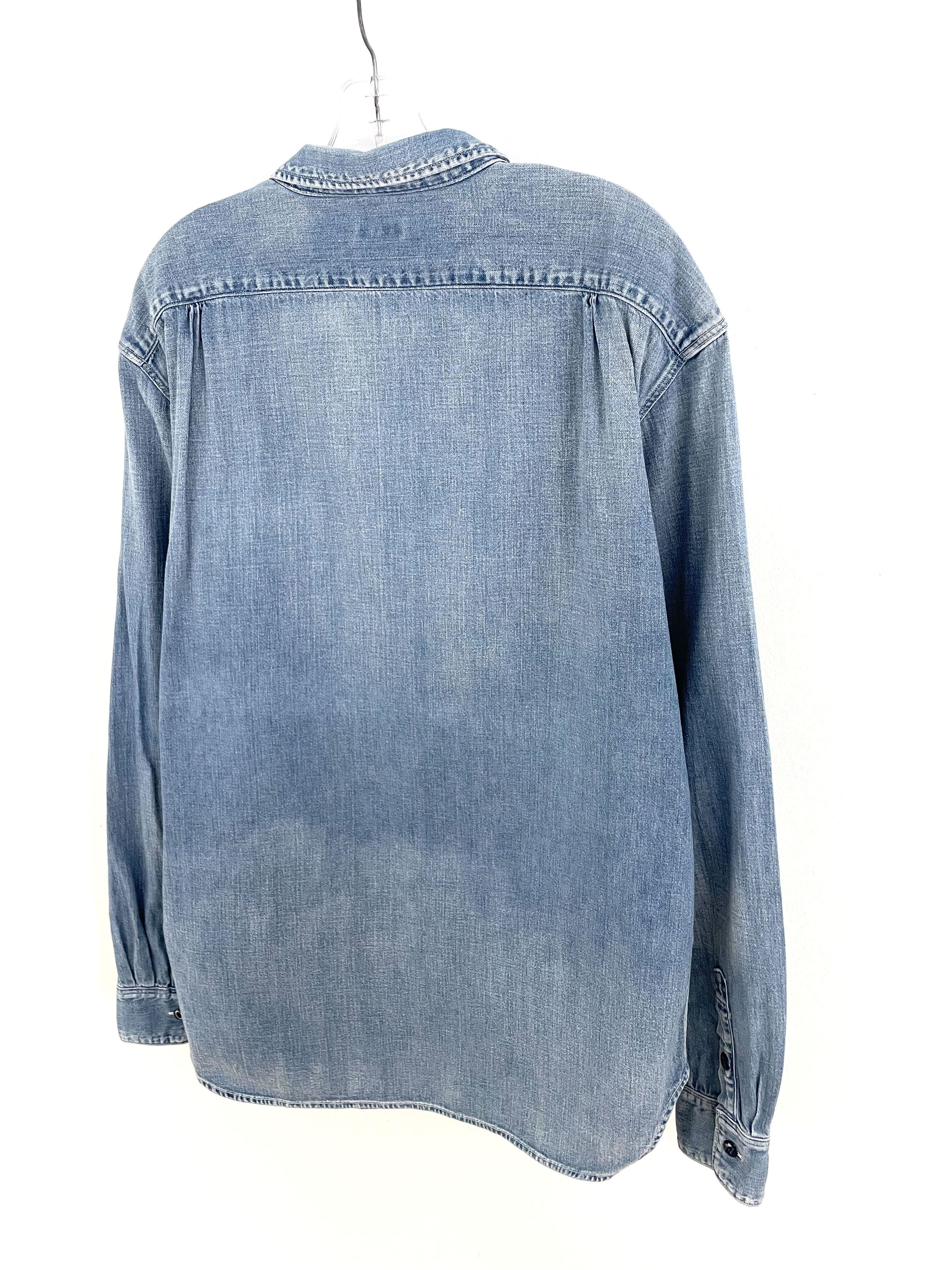 Kapital Zip Denim Shirt Size US XL / EU 56 / 4 - 10 Thumbnail