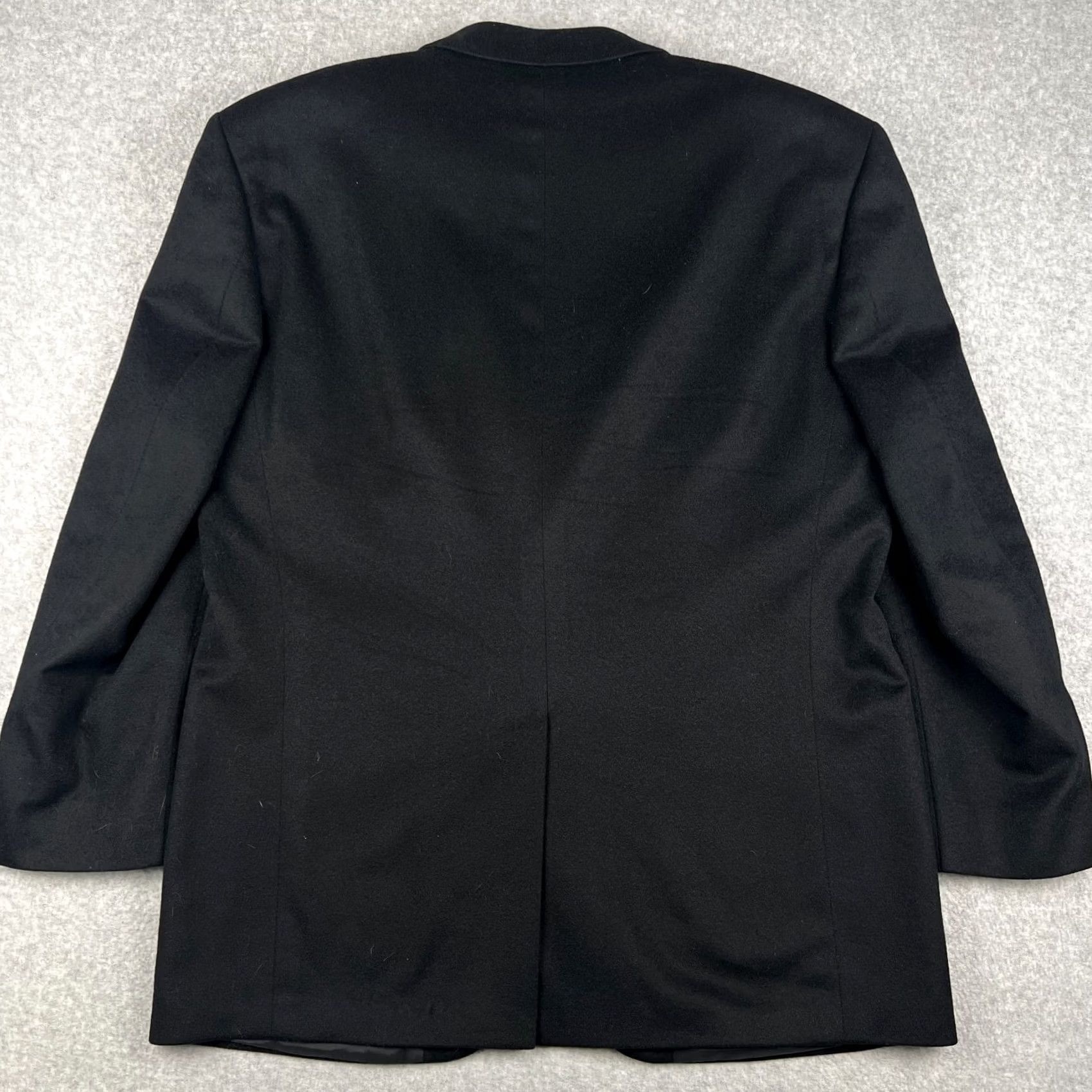 Nordstrom John W Nordstrom Loro Piana 100% Cashmere Blazer Sport Coat 48L Black Jacket Mens Size 48R - 2 Thumbnail