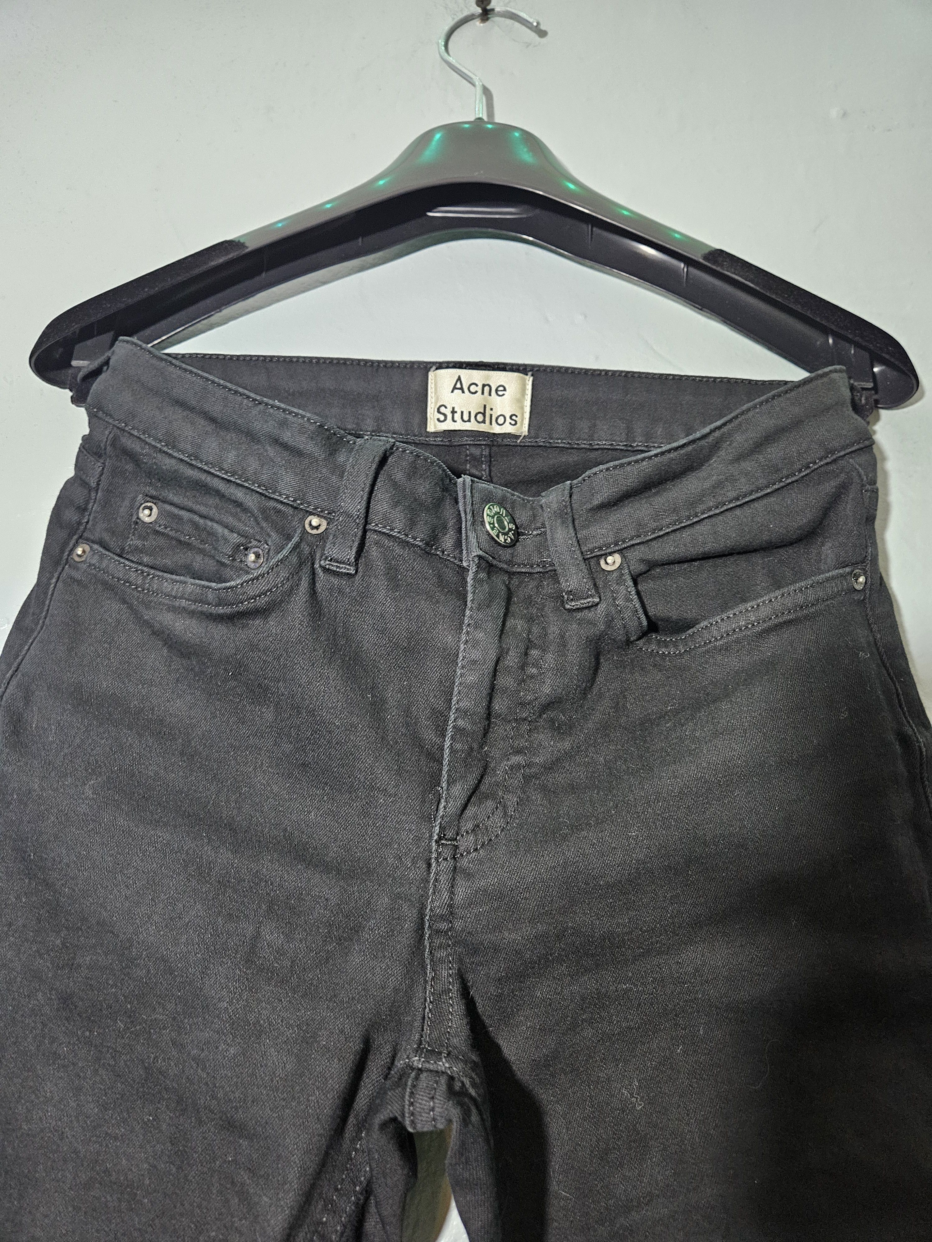 Acne Studios Skin 5 Black Skinny Denim Jeans Size US 26 / EU 42 - 4 Thumbnail