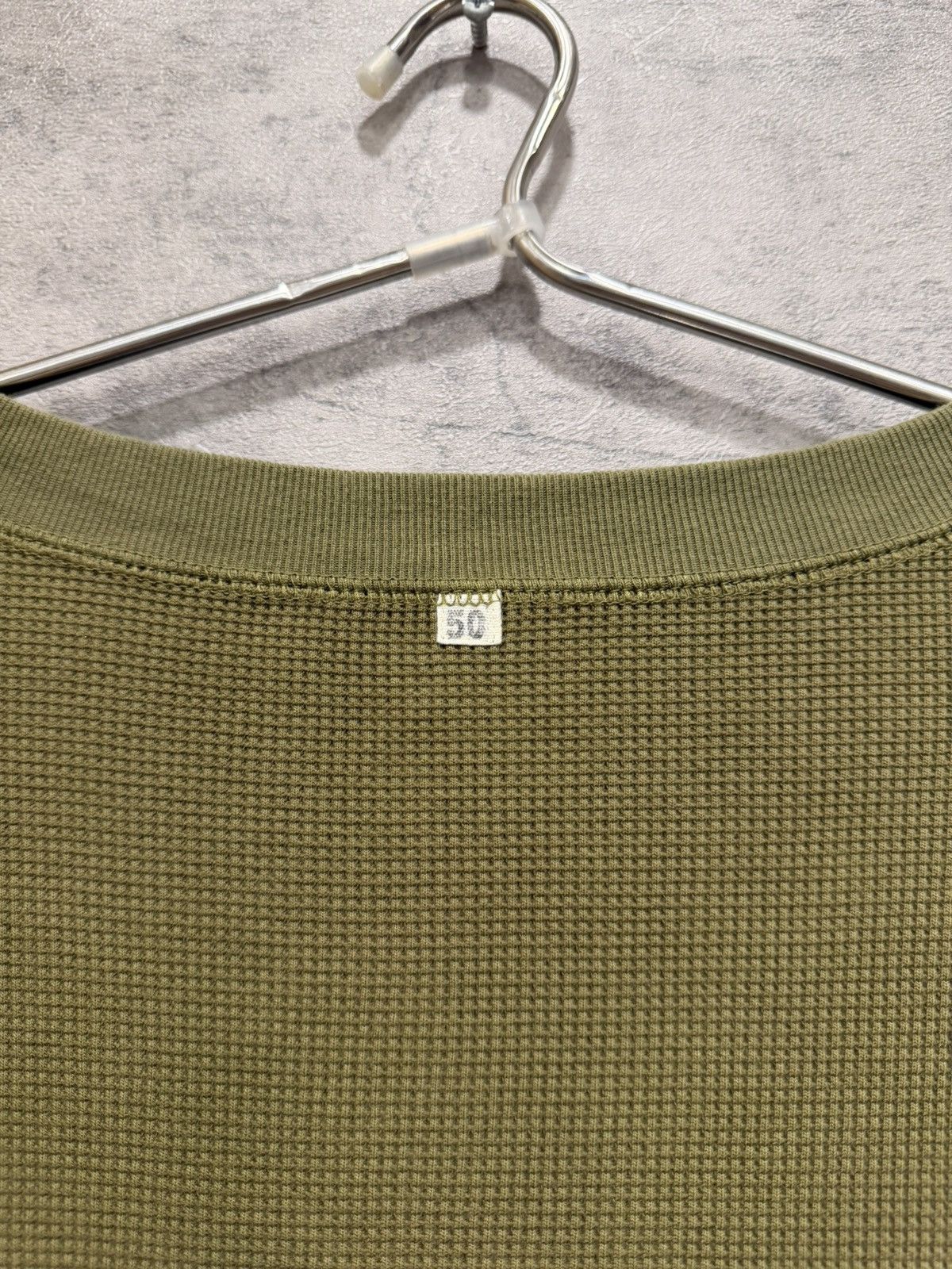 Nigel Cabourn NIGEL CABOURN - AW19 US ARMY HIGH-DENSITY WAFFLE SHIRT Size US M / EU 48-50 / 2 - 5 Thumbnail